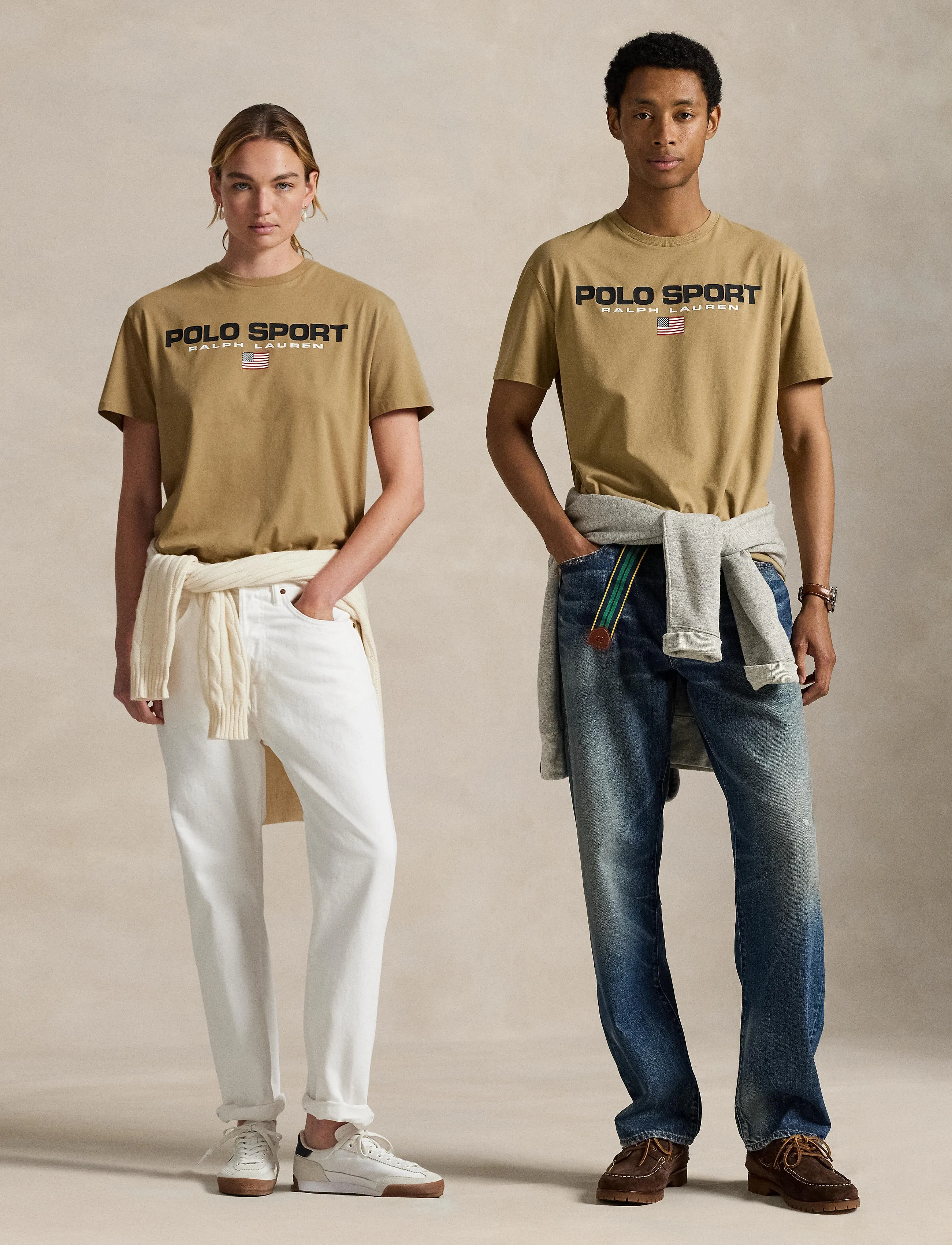 Polo Ralph Lauren - Classic Fit Polo Sport Jersey T-Shirt - kortærmede t-shirts - desert khaki - 3