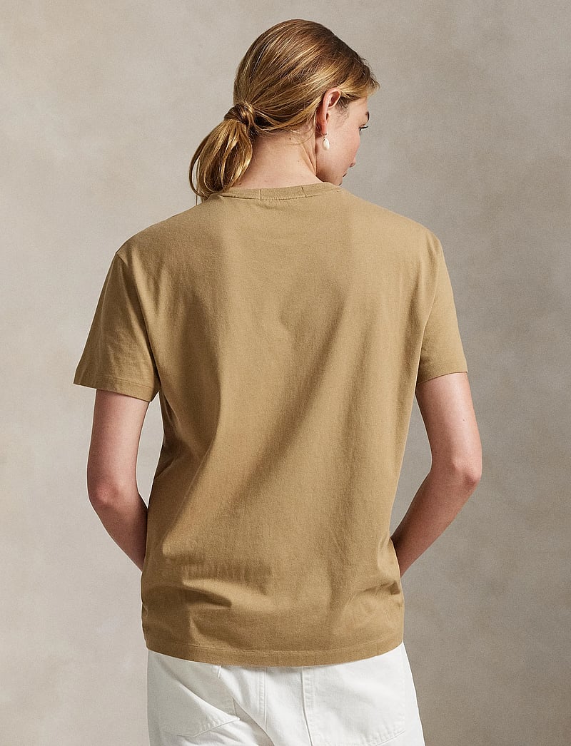 Polo Ralph Lauren - Classic Fit Polo Sport Jersey T-Shirt - kortærmede t-shirts - desert khaki - 5