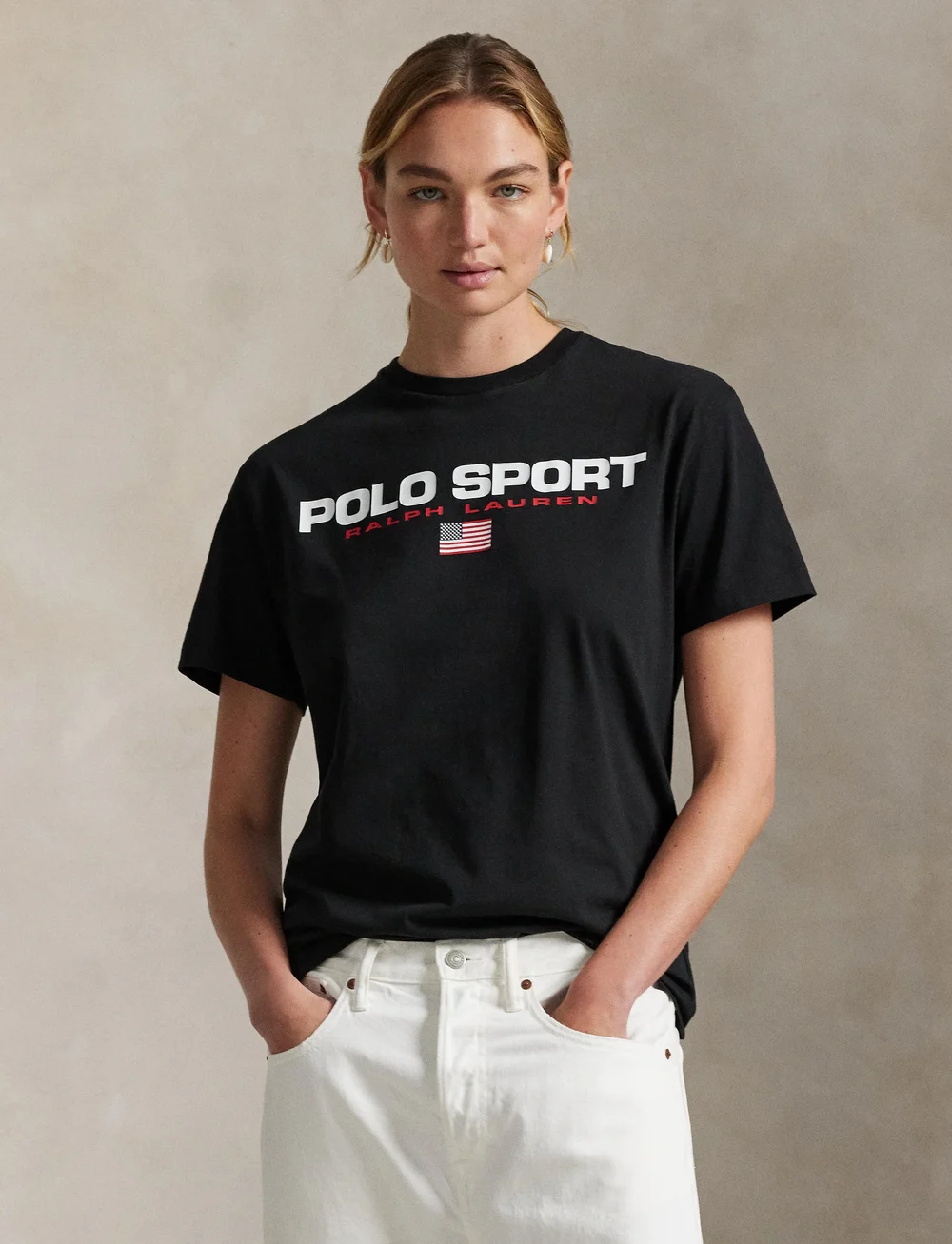 Polo Ralph Lauren - Classic Fit Polo Sport Jersey T-Shirt - kurzärmelig - polo black/white - 4