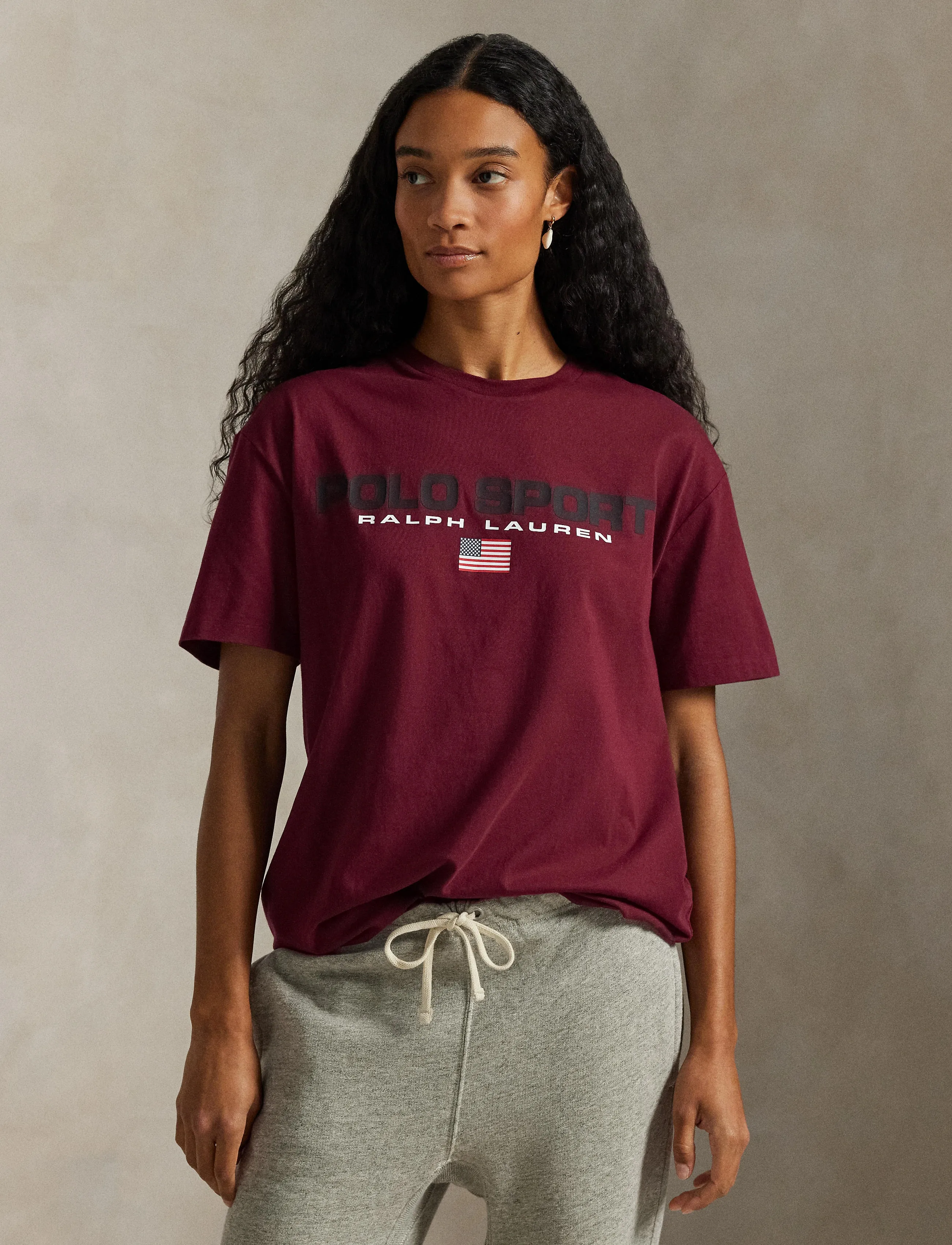Polo Ralph Lauren - Classic Fit Polo Sport Jersey T-Shirt - t-shirts à manches courtes - soft wine - 4