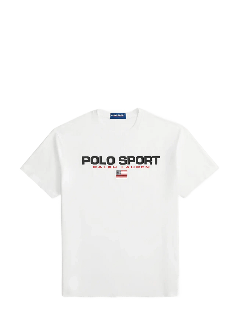 Polo Ralph Lauren - Classic Fit Polo Sport Jersey T-Shirt - kortærmede t-shirts - white/polo black - 1