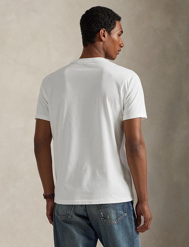 Polo Ralph Lauren - Classic Fit Polo Sport Jersey T-Shirt - kortærmede t-shirts - white/polo black - 2