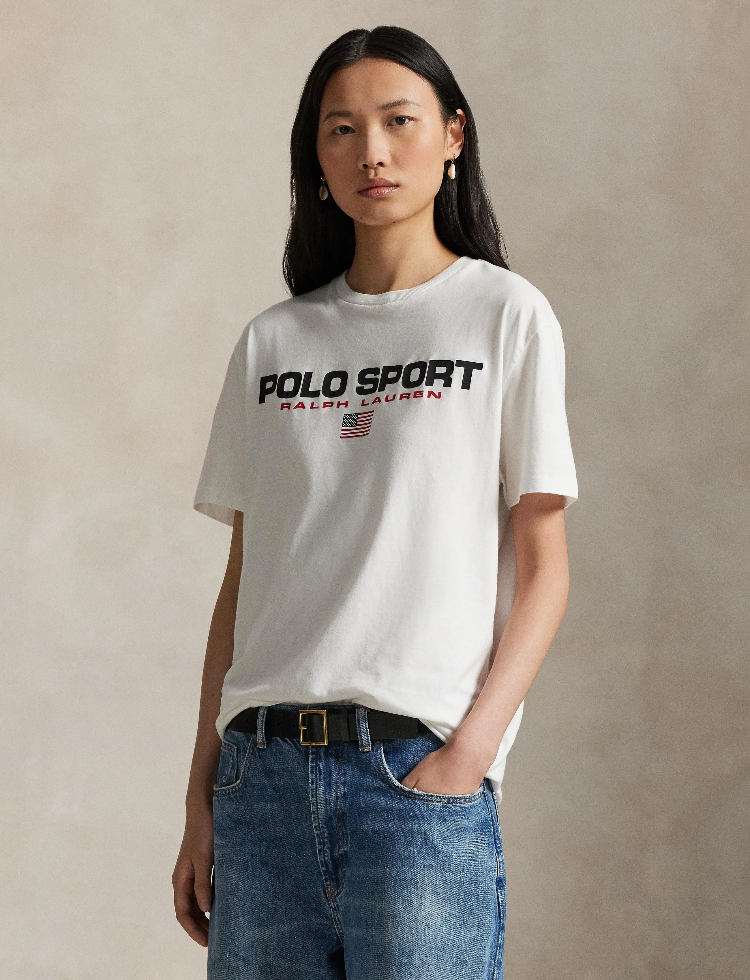 Polo Ralph Lauren - Classic Fit Polo Sport Jersey T-Shirt - kurzärmelig - white/polo black - 4
