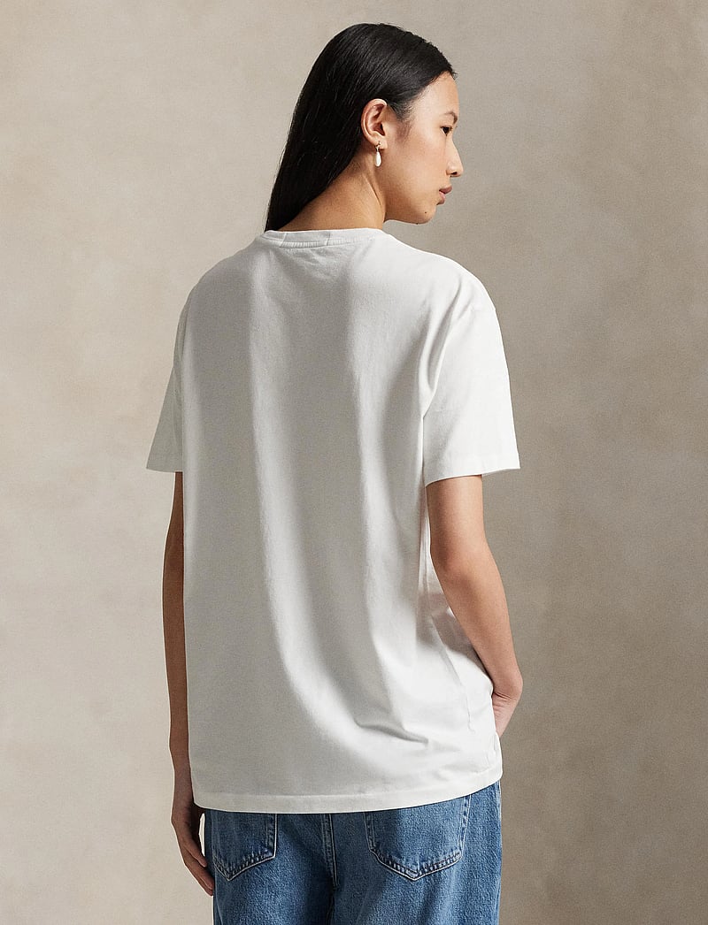 Polo Ralph Lauren - Classic Fit Polo Sport Jersey T-Shirt - kortærmede t-shirts - white/polo black - 5