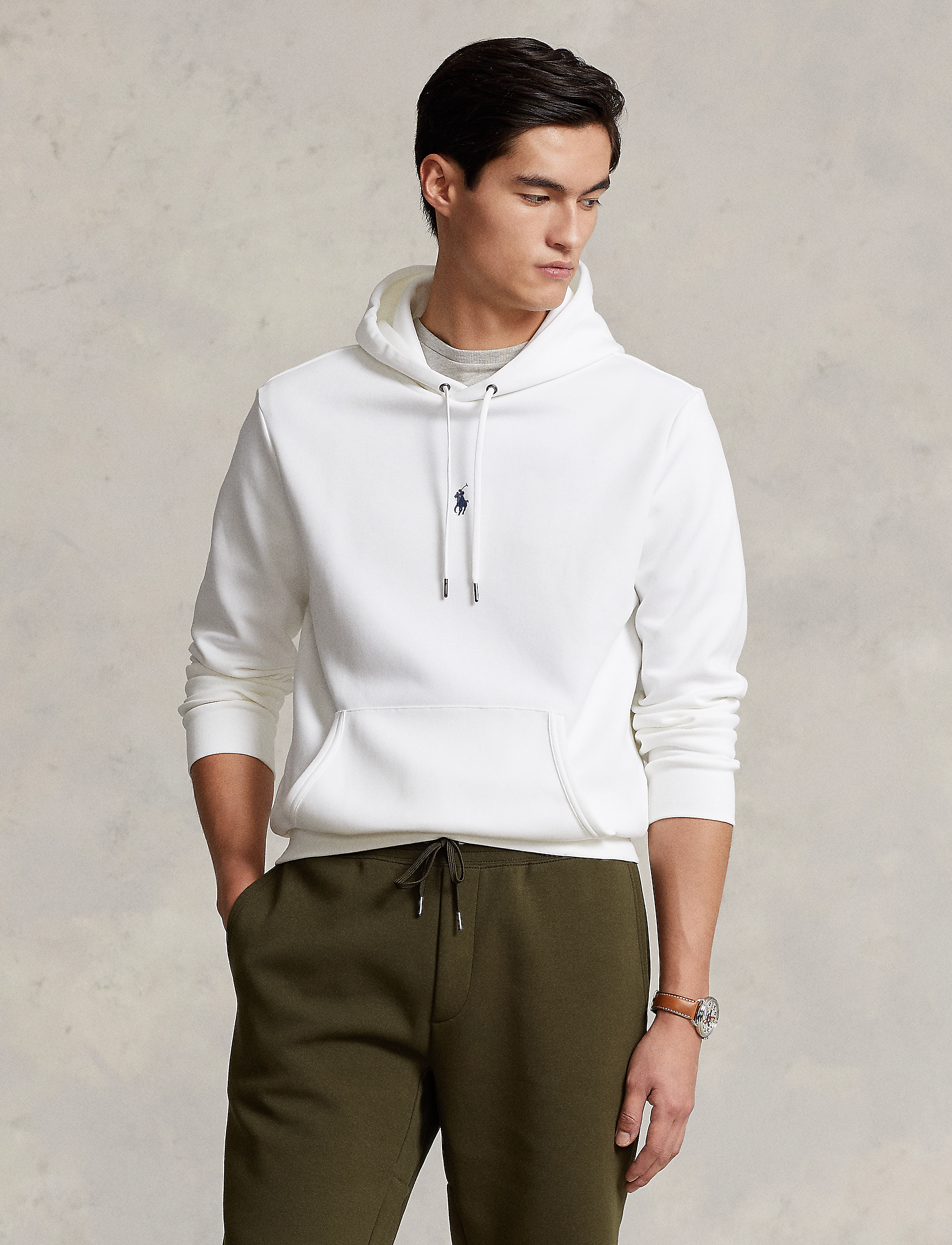 Polo Ralph Lauren - Double-Knit Hoodie - white - 2
