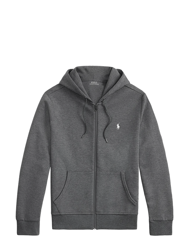 Polo Ralph Lauren - Double-Knit Full-Zip Hoodie - kapuzenpullover - barclay heather/c - 1