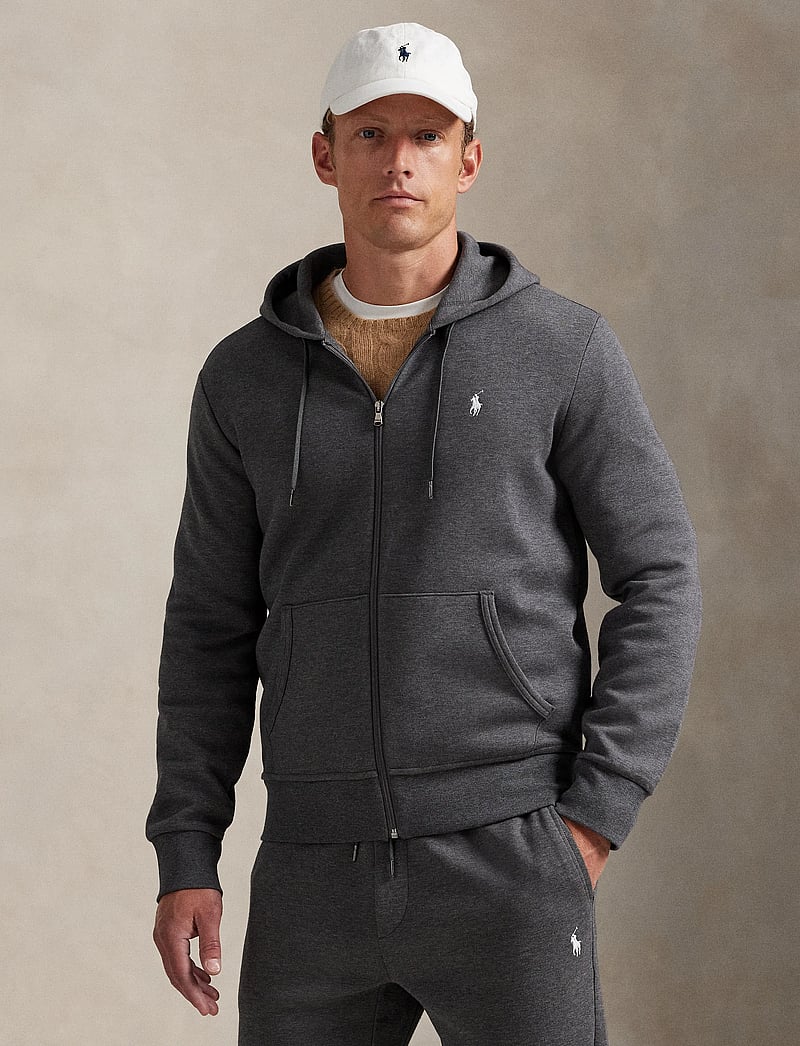 Polo Ralph Lauren - Double-Knit Full-Zip Hoodie - kapuzenpullover - barclay heather/c - 3