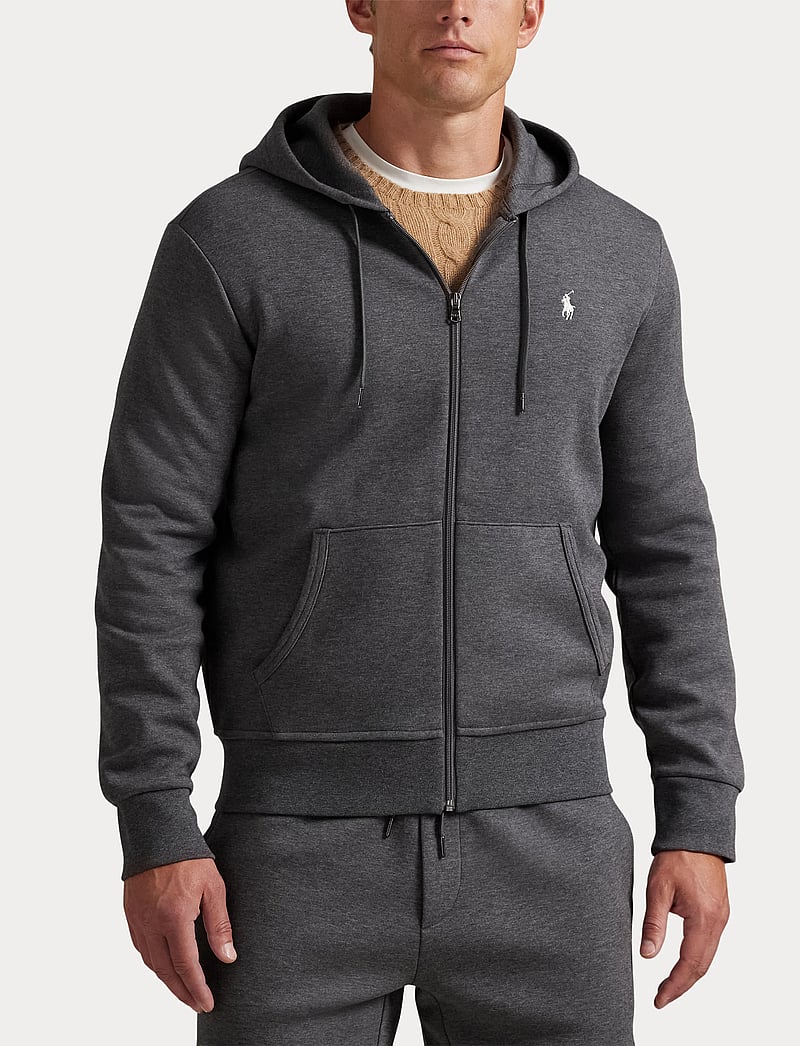 Polo Ralph Lauren - Double-Knit Full-Zip Hoodie - kapuzenpullover - barclay heather/c - 5