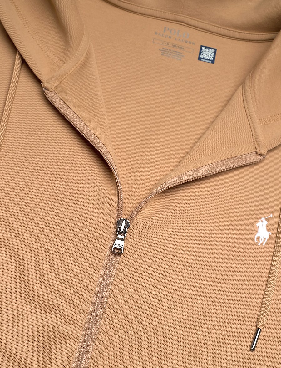 Polo Ralph Lauren - 30/1 DOUBLE KNT CVC-LSL-KNT - bluzy z kapturem - classic camel/c17 - 2