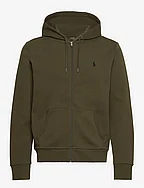 Double-Knit Full-Zip Hoodie - COMPANY OLIVE