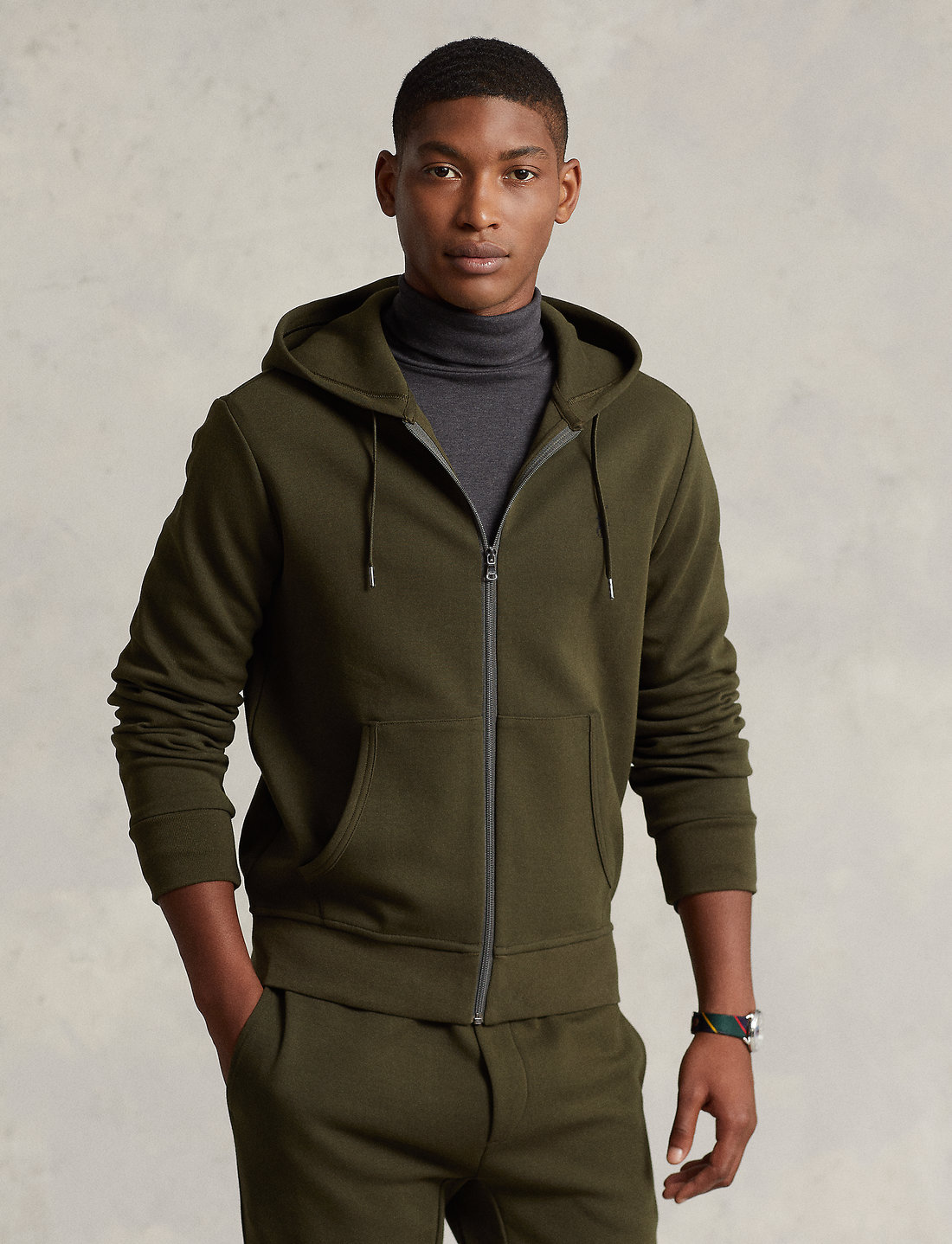 Polo Ralph Lauren Double knit Full zip Hoodie Hoodies Boozt