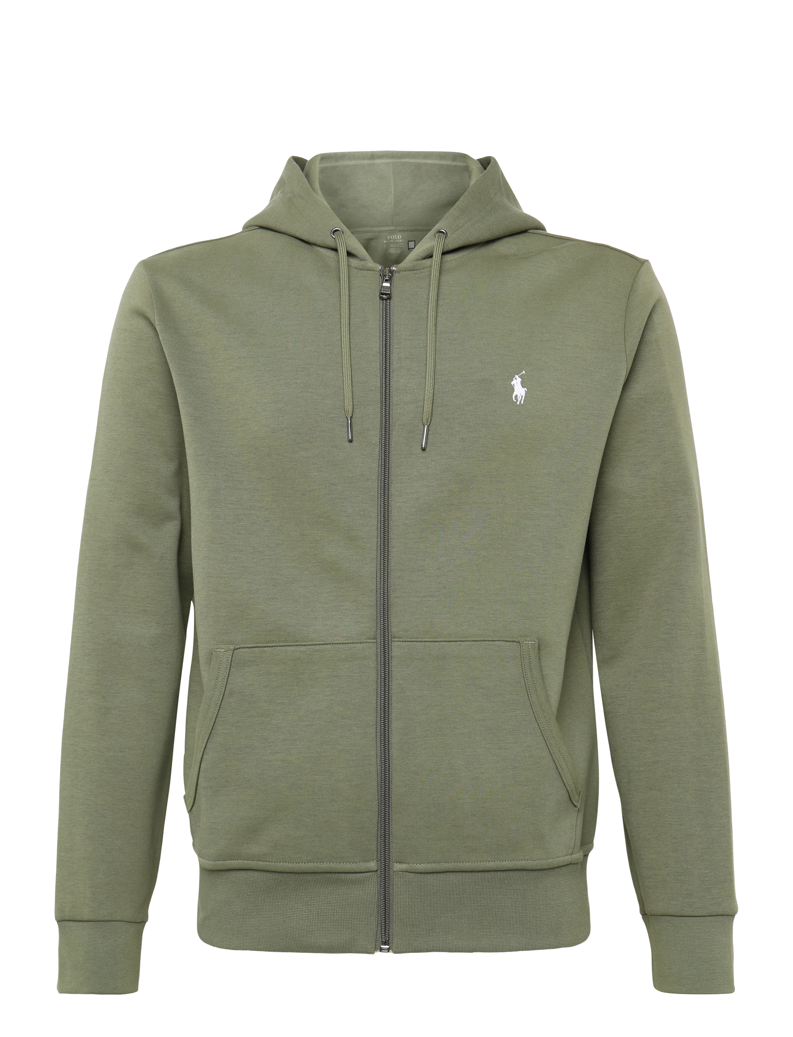 Polo Ralph Lauren Double-Knit Full-Zip Hoodie - Hoodies - CRUISE OLIVE/C173 / khaki/green