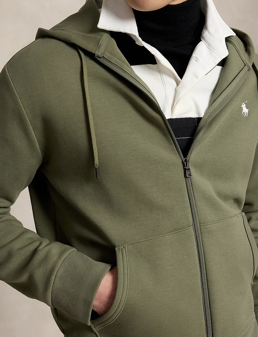 Polo Ralph Lauren - Double-Knit Full-Zip Hoodie - kapuzenpullover - cruise olive/c173 - 5