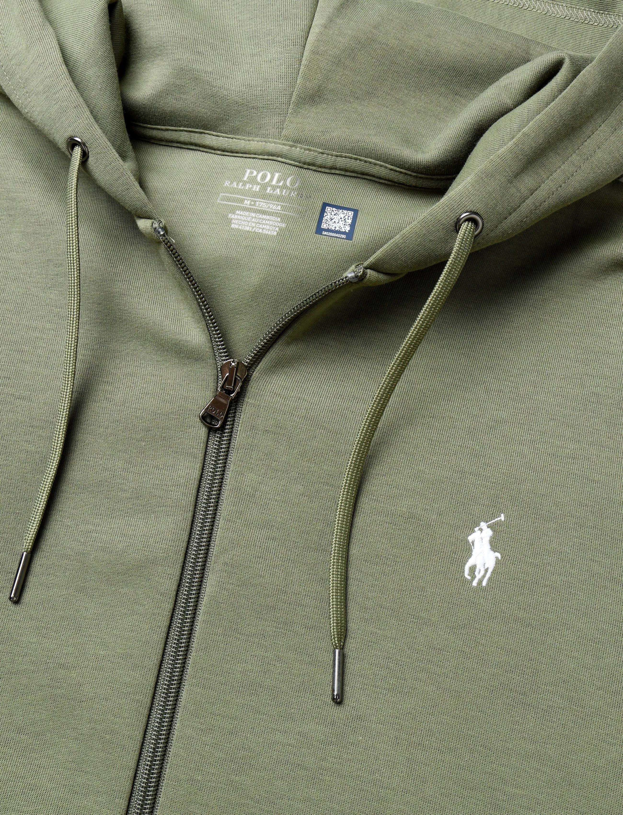 Polo Ralph Lauren - Double-Knit Full-Zip Hoodie - hoodies - cruise olive/c173 - 2