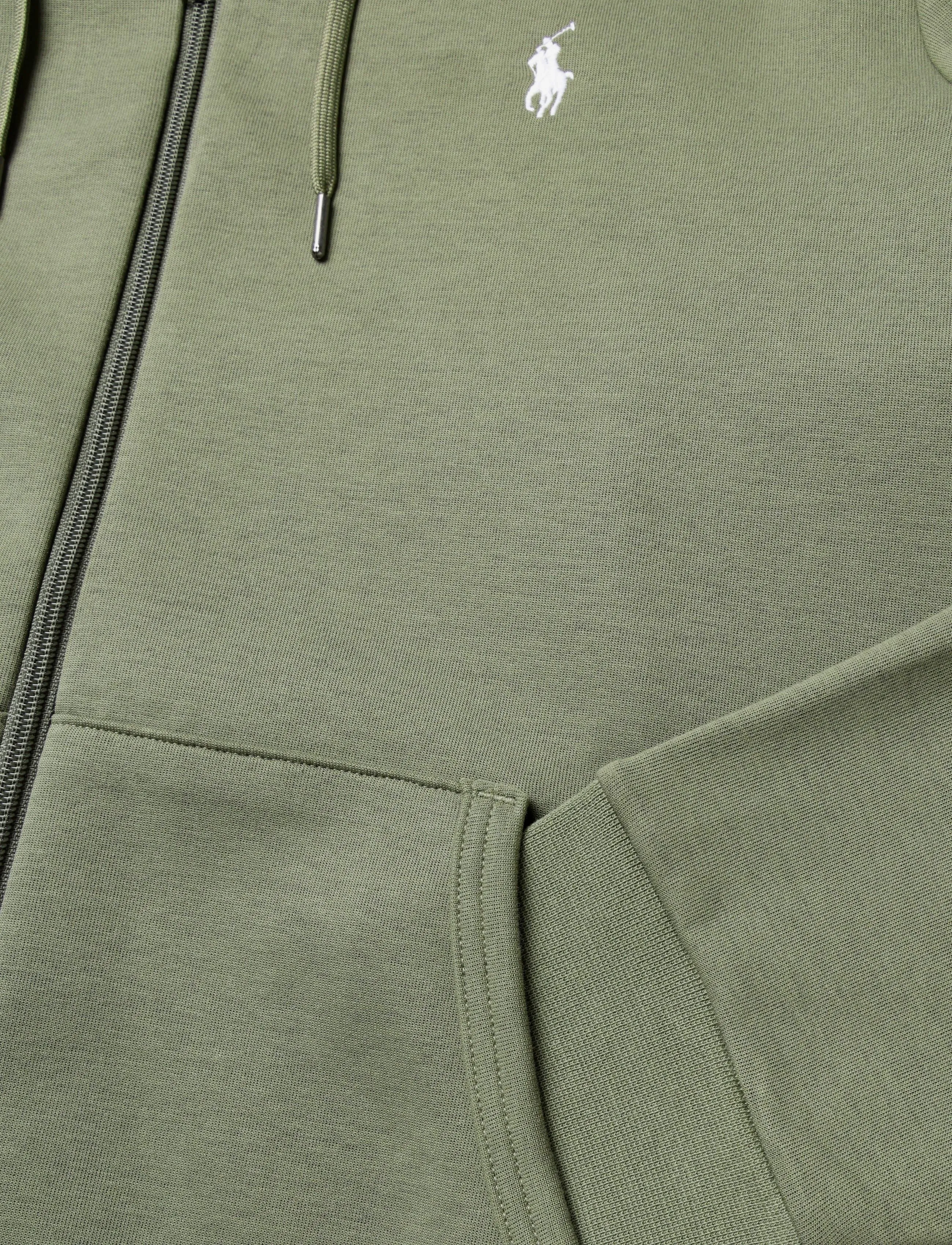 Polo Ralph Lauren - Double-Knit Full-Zip Hoodie - hoodies - cruise olive/c173 - 3