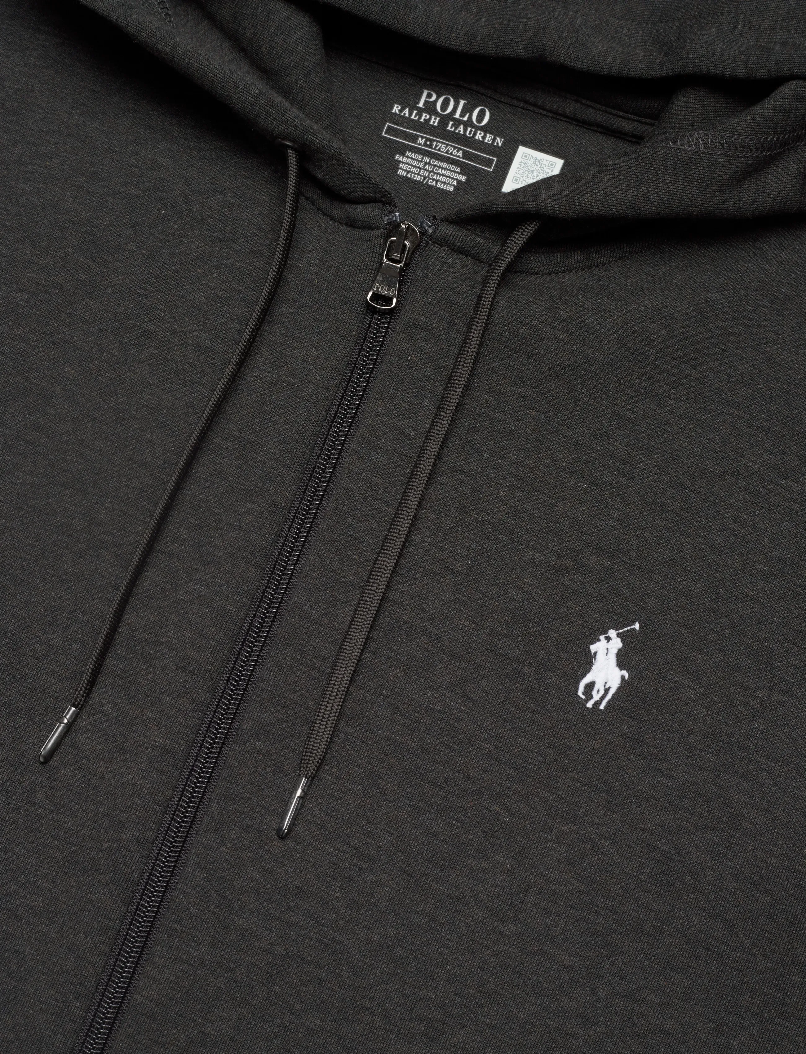 Polo Ralph Lauren - 30/1 DOUBLE KNT CVC-LSL-KNT - kapuzenpullover - dark charcoal hea - 2