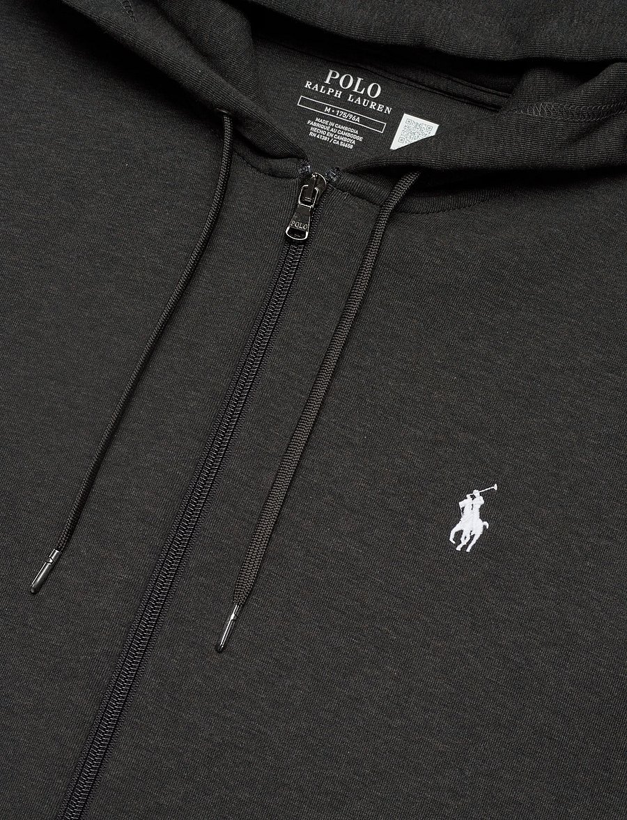 Polo Ralph Lauren - 30/1 DOUBLE KNT CVC-LSL-KNT - džemperiai su gobtuvu - dark charcoal hea - 2
