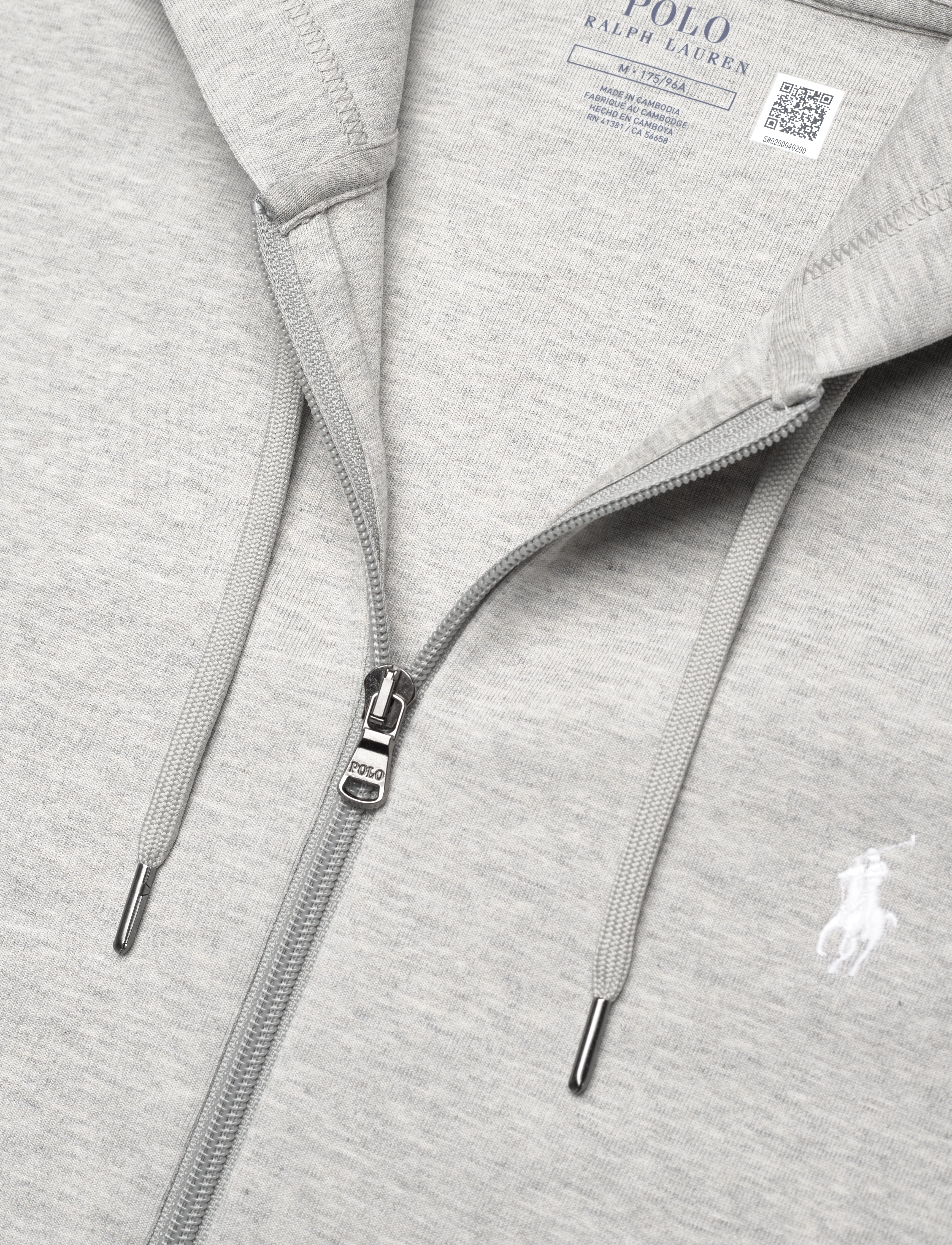 Polo Ralph Lauren - Double-Knit Full-Zip Hoodie - hættetrøjer - dark sport heathe - 2
