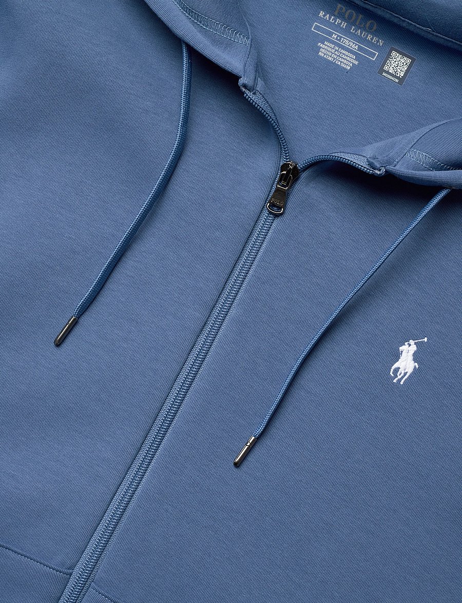 Polo Ralph Lauren - Double-Knit Full-Zip Hoodie - džemperiai su gobtuvu - delta blue/c1730 - 2
