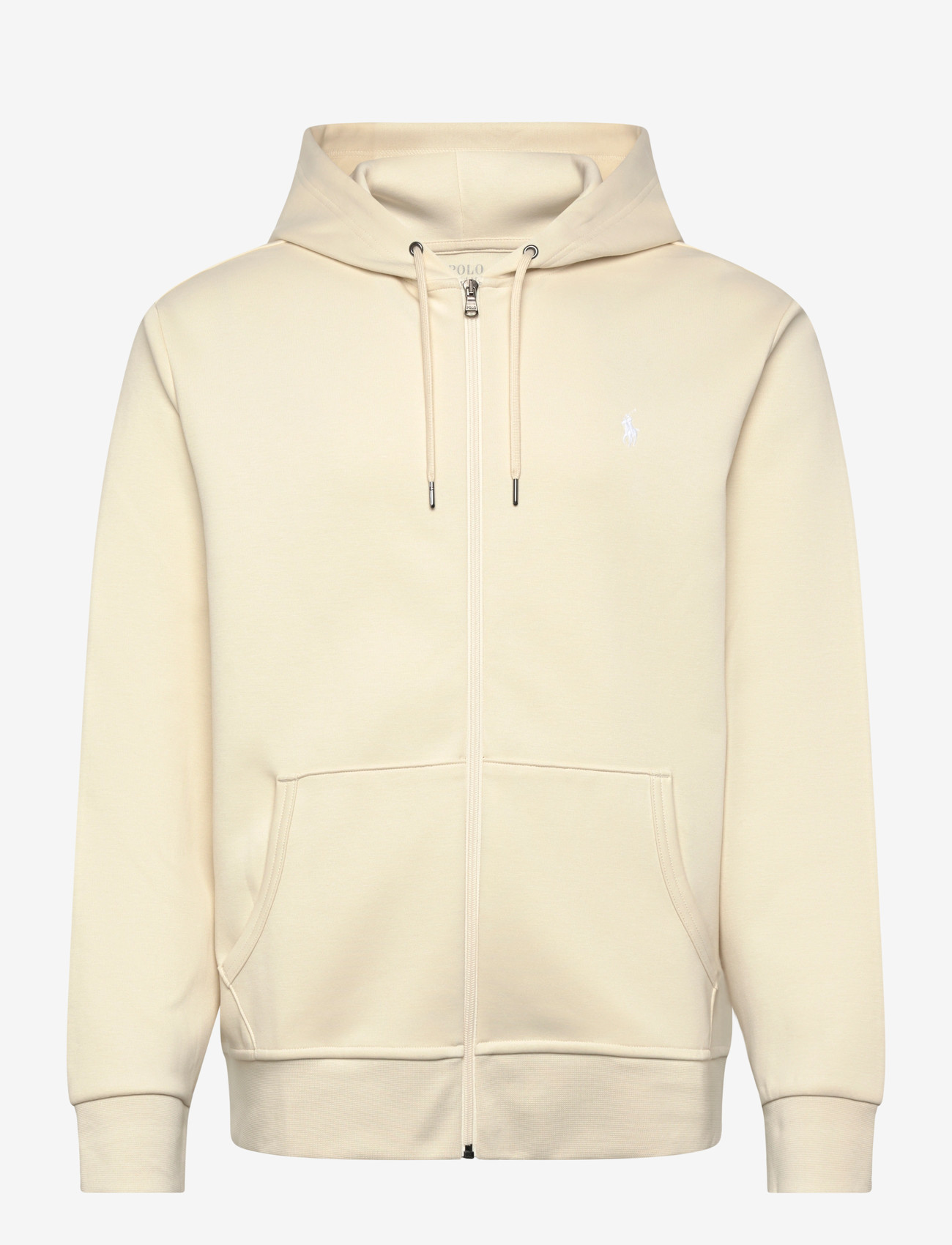 Polo Ralph Lauren - Double-Knit Full-Zip Hoodie - hættetrøjer - guide cream/c1730 - 0