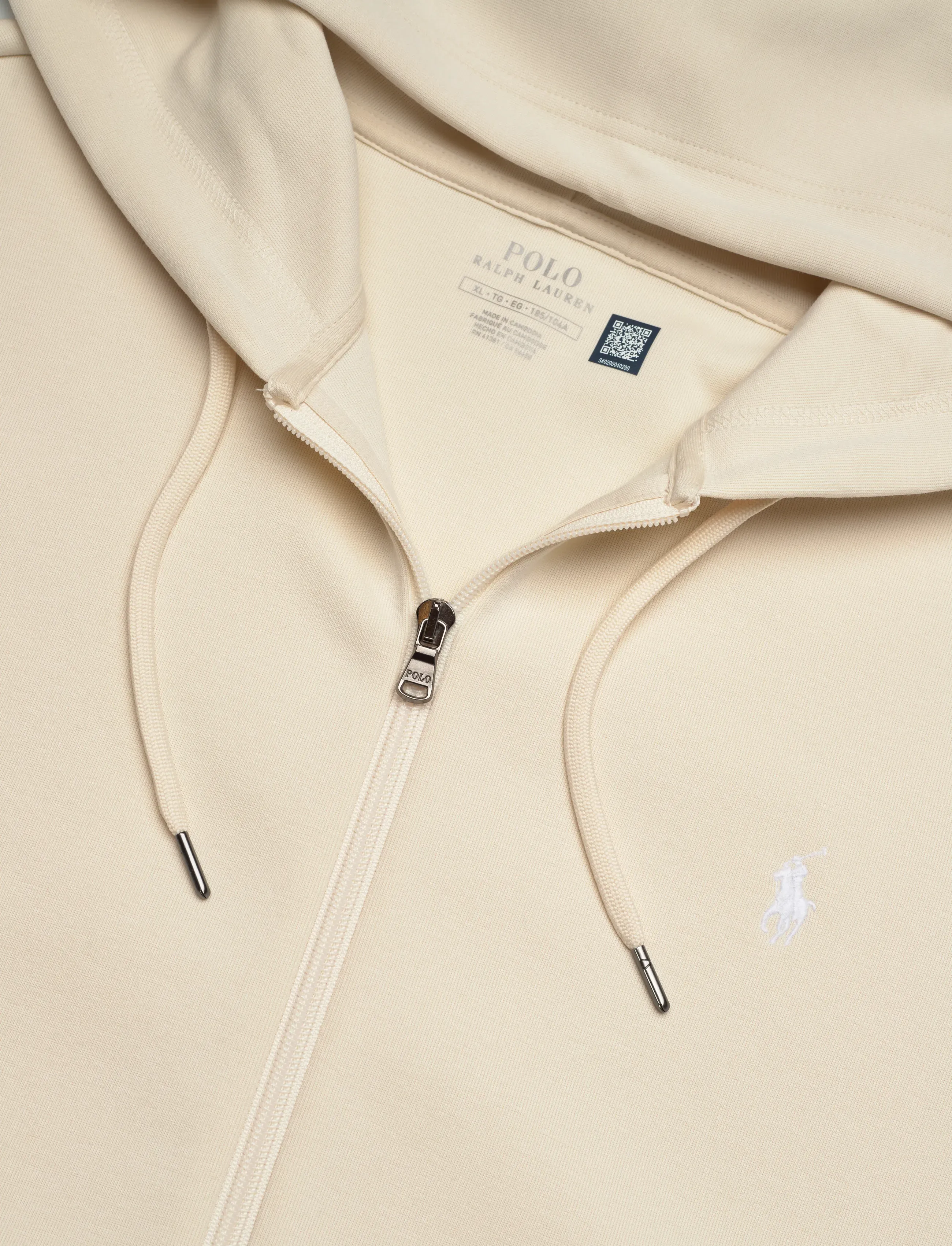 Polo Ralph Lauren - 30/1 DOUBLE KNT CVC-LSL-KNT - kapuzenpullover - guide cream/c1730 - 2