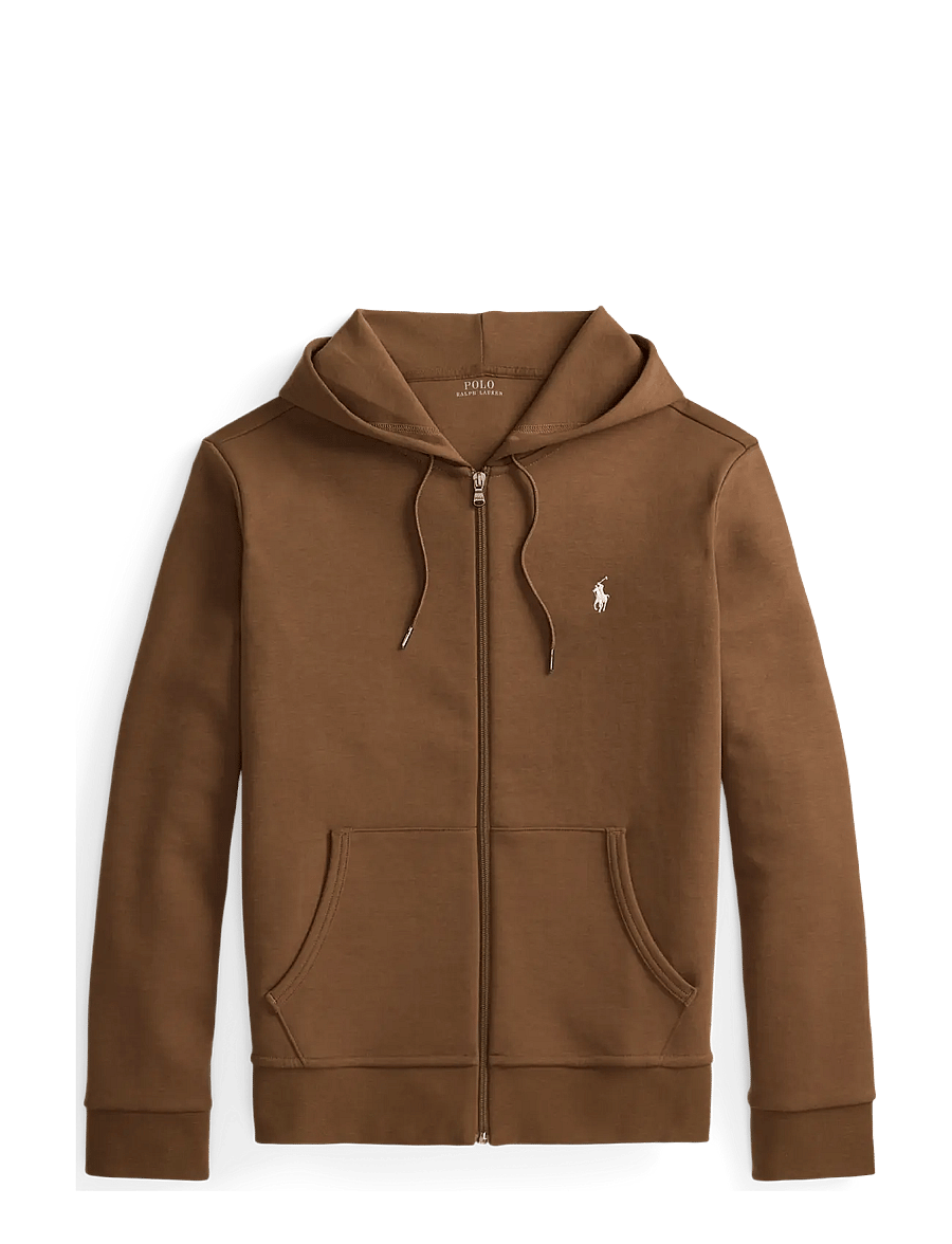 Polo Ralph Lauren - Double-Knit Full-Zip Hoodie - kapuzenpullover - luggage brown/c17 - 1