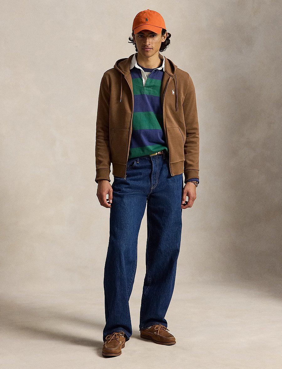 Polo Ralph Lauren - Double-Knit Full-Zip Hoodie - kapuzenpullover - luggage brown/c17 - 3