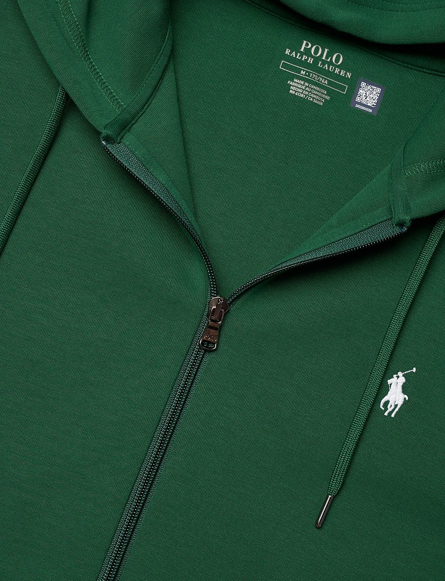 Polo Ralph Lauren - 30/1 DOUBLE KNT CVC-LSL-KNT - džemperiai su gobtuvu - new forest/c1730 - 2