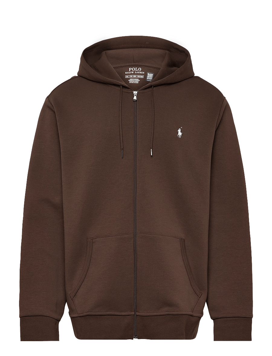 Polo Ralph Lauren - Double-Knit Full-Zip Hoodie - kapuutsiga pusad - nutmeg brown/c173 - 0