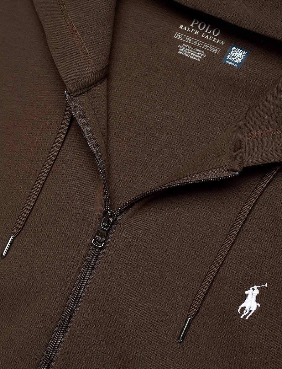 Polo Ralph Lauren - Double-Knit Full-Zip Hoodie - kapuutsiga pusad - nutmeg brown/c173 - 2