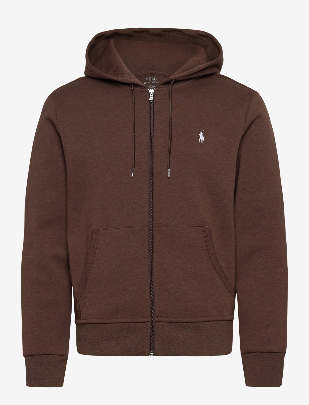 Polo Ralph Lauren - Double-Knit Full-Zip Hoodie - hupparit - nutmeg brown heat - 0