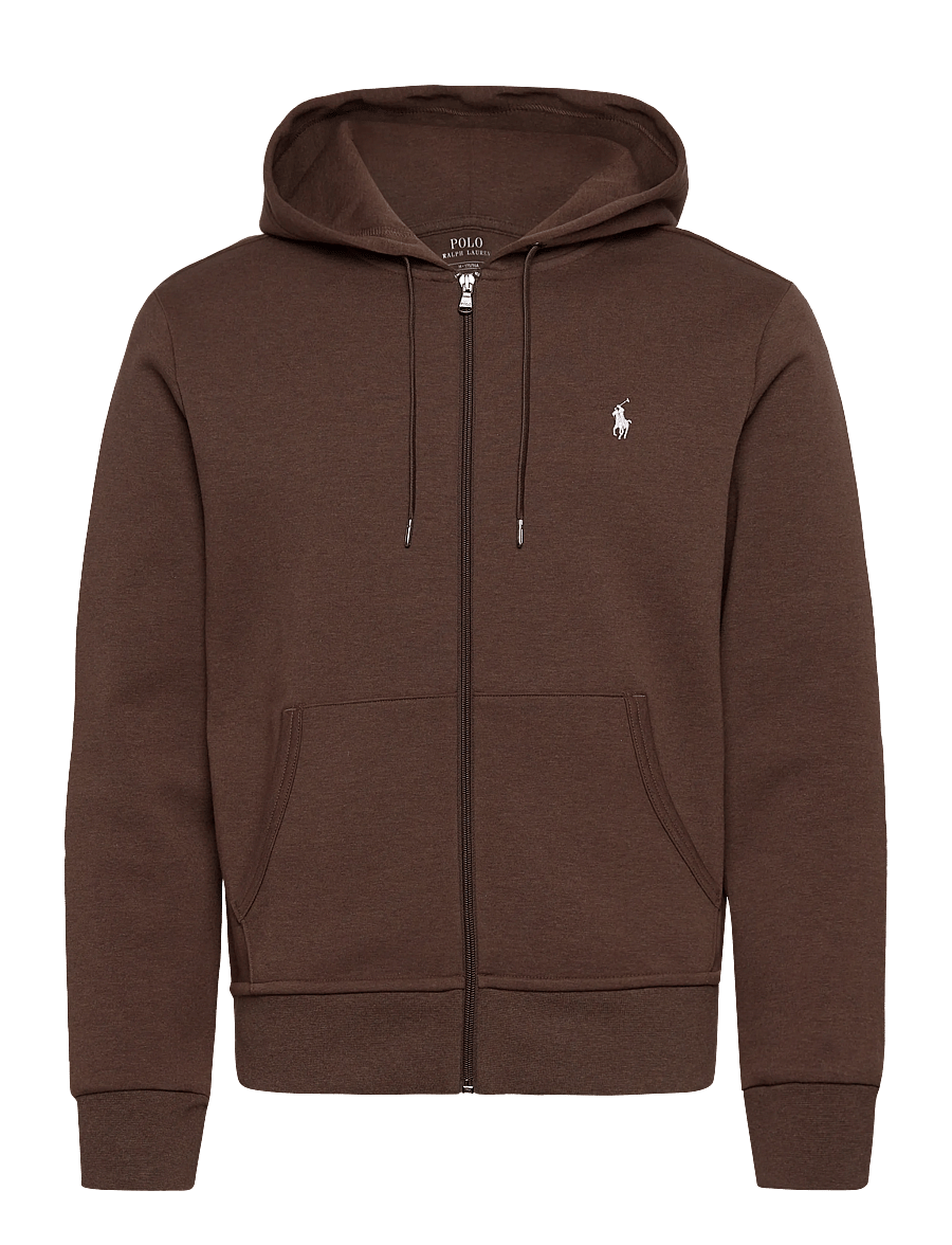 Polo Ralph Lauren - 30/1 DOUBLE KNT CVC-LSL-KNT - sweats à capuche - nutmeg brown heat - 0