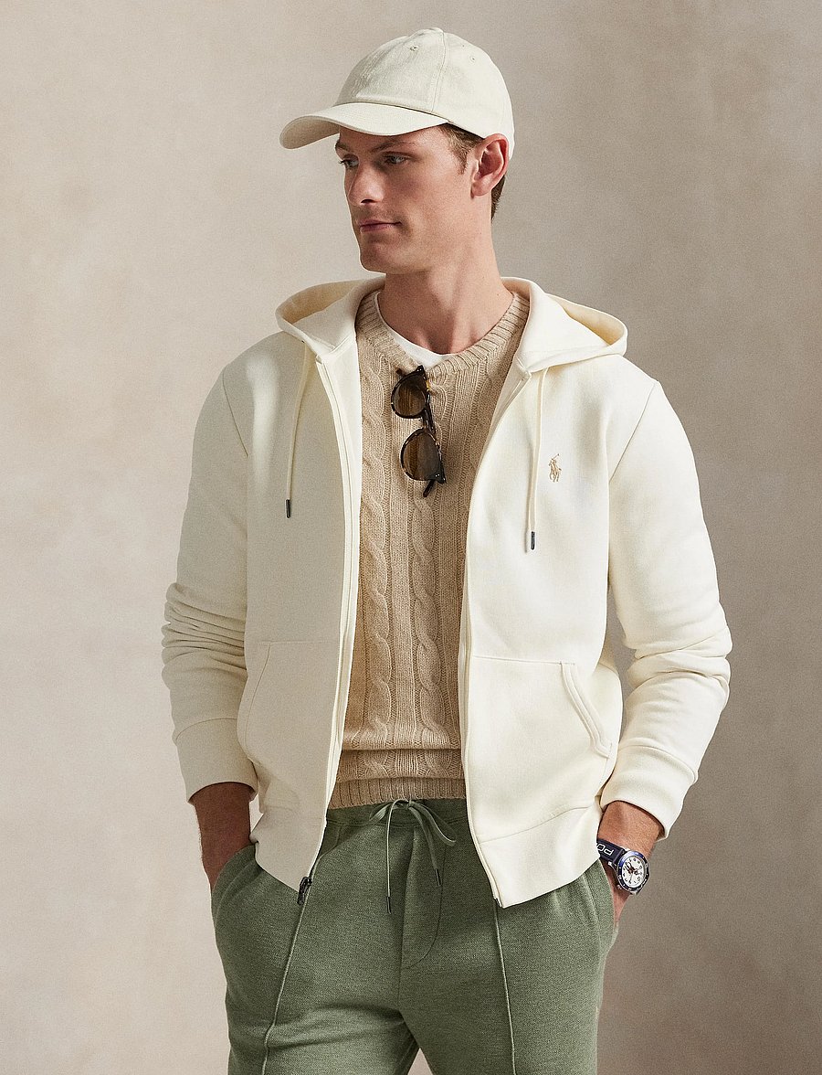 Polo Ralph Lauren - 30/1 DOUBLE KNT CVC-LSL-KNT - džemperiai su gobtuvu - pale cream - 3