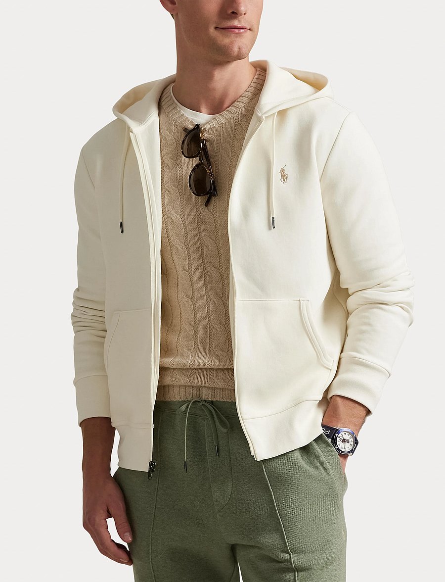 Polo Ralph Lauren - 30/1 DOUBLE KNT CVC-LSL-KNT - džemperiai su gobtuvu - pale cream - 5