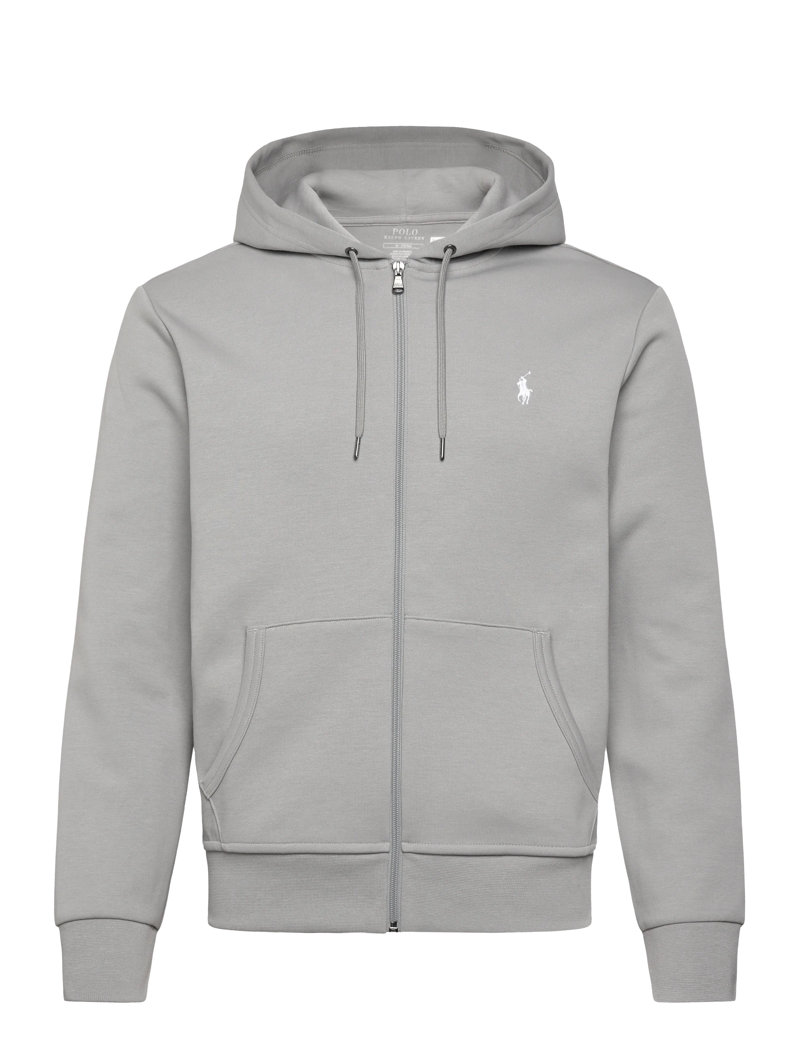 Double-Knit Full-Zip Hoodie - SOFT GREY/C1730