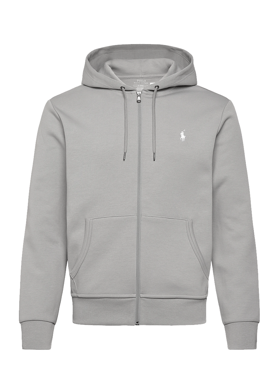 Polo Ralph Lauren - Double-Knit Full-Zip Hoodie - hoodies - soft grey/c1730 - 0
