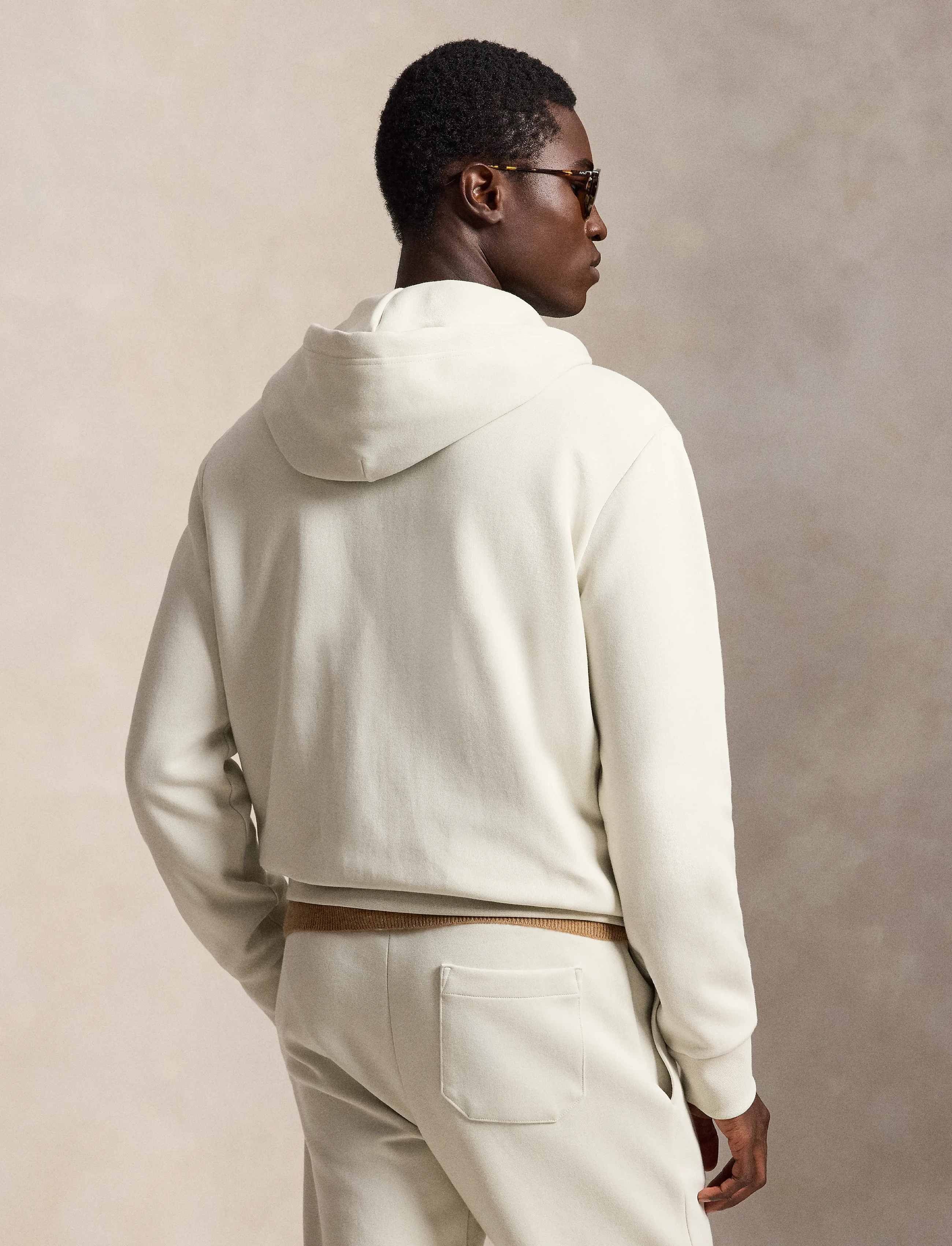 Polo Ralph Lauren - Double-Knit Full-Zip Hoodie - kapuutsiga pusad - stone pebble/c173 - 3