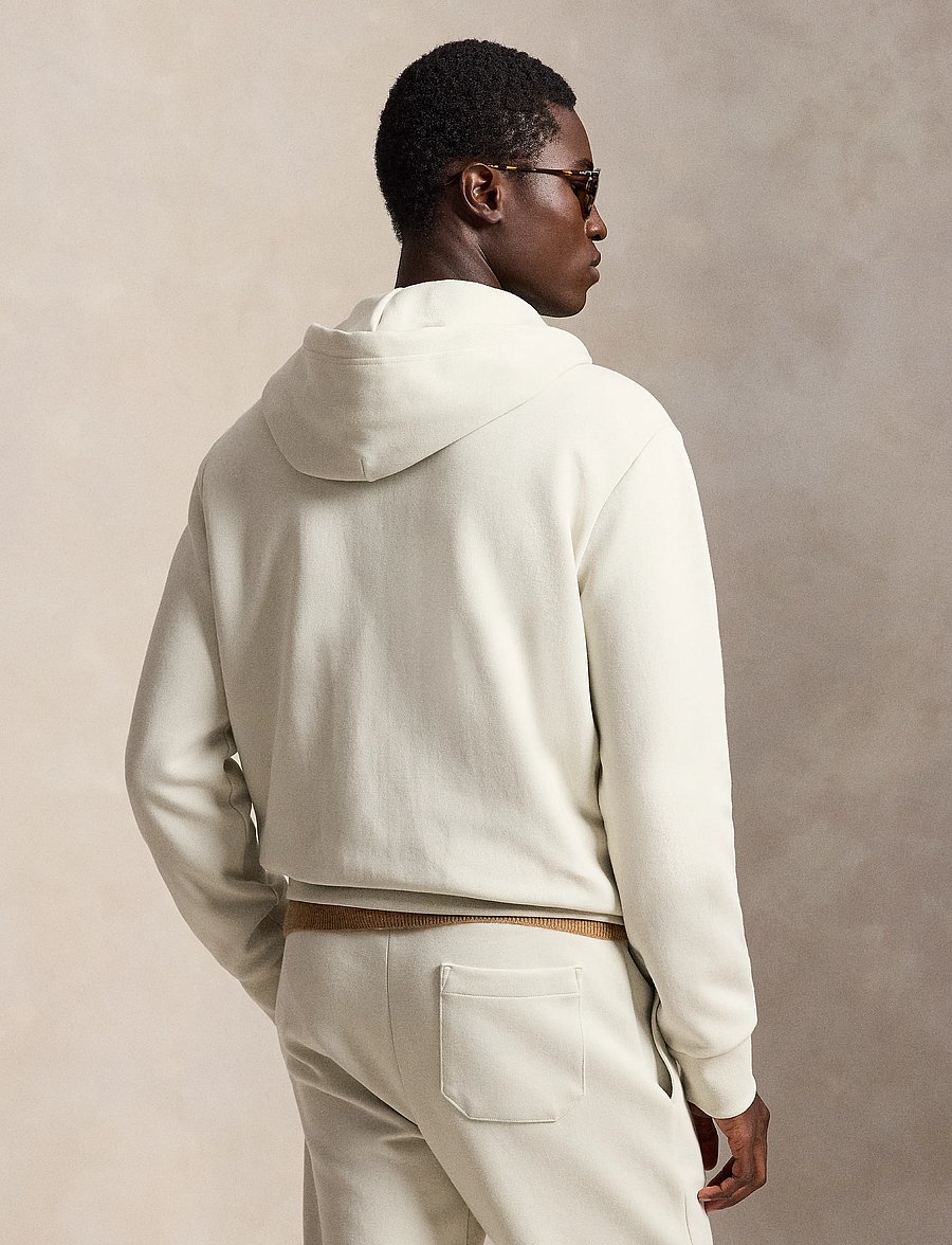 Polo Ralph Lauren - Double-Knit Full-Zip Hoodie - kapuzenpullover - stone pebble/c173 - 3