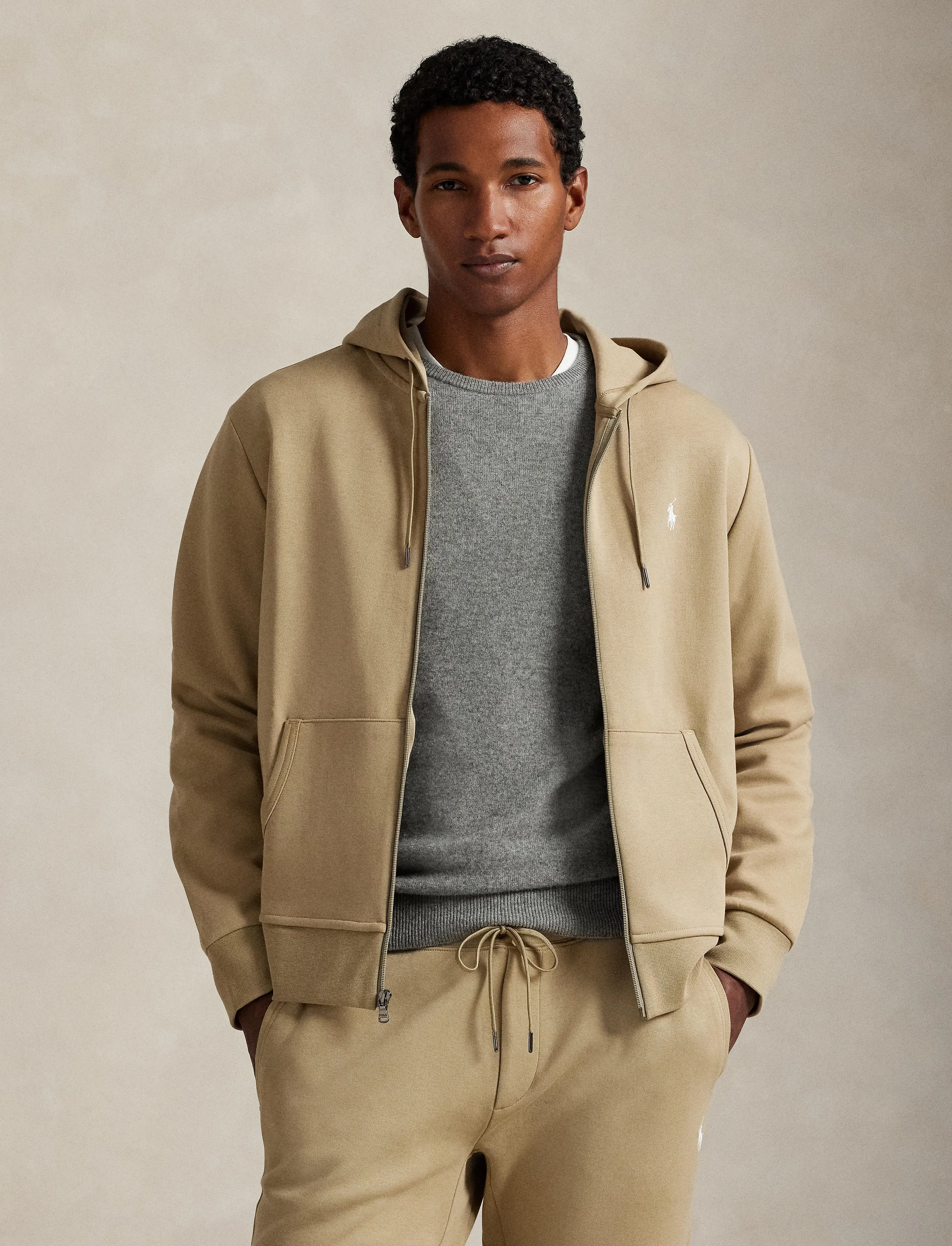 Polo Ralph Lauren - Double-Knit Full-Zip Hoodie - kapuzenpullover - surrey tan/c1730 - 3