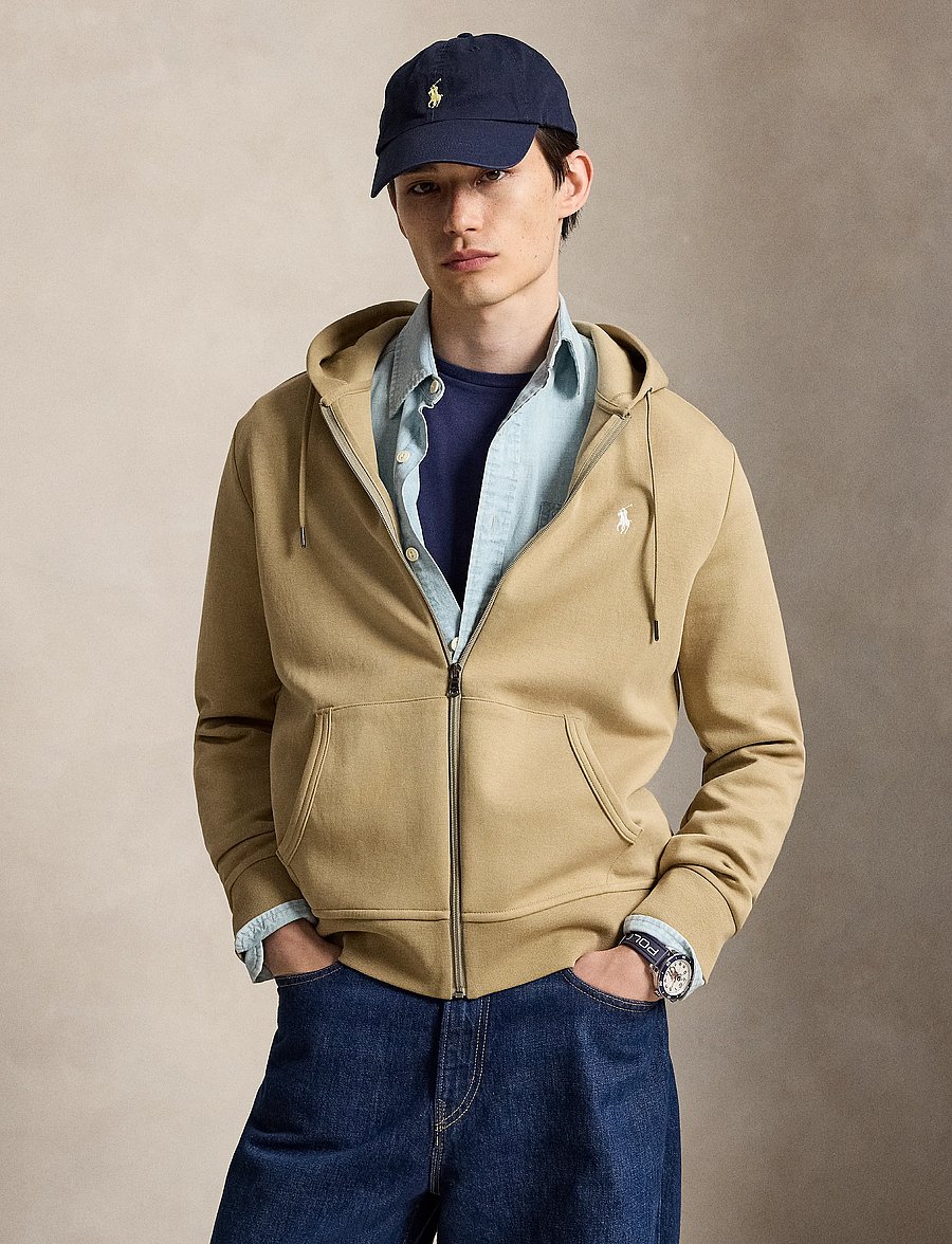 Polo Ralph Lauren - Double-Knit Full-Zip Hoodie - kapuzenpullover - surrey tan/c1730 - 4