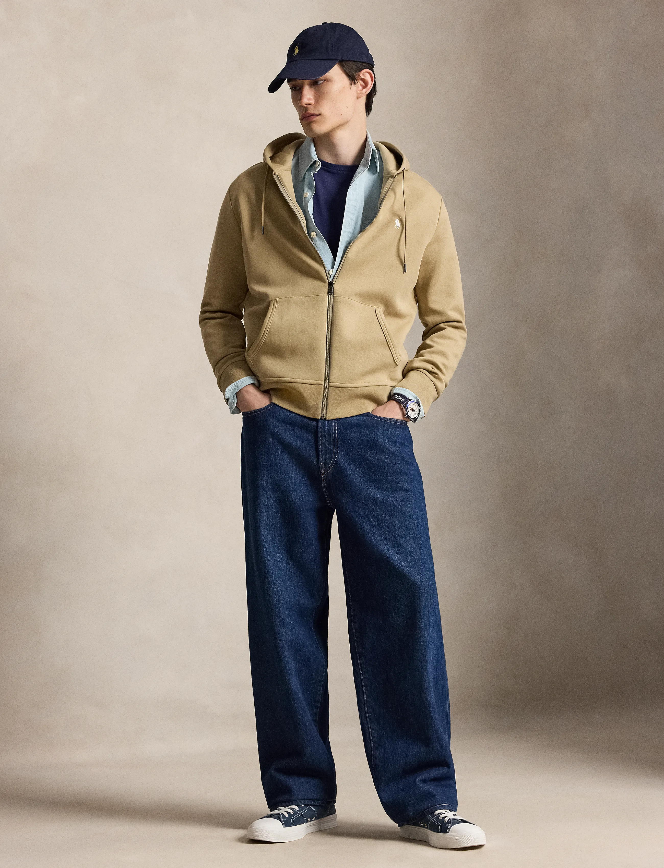 Polo Ralph Lauren - Double-Knit Full-Zip Hoodie - kapuzenpullover - surrey tan/c1730 - 5