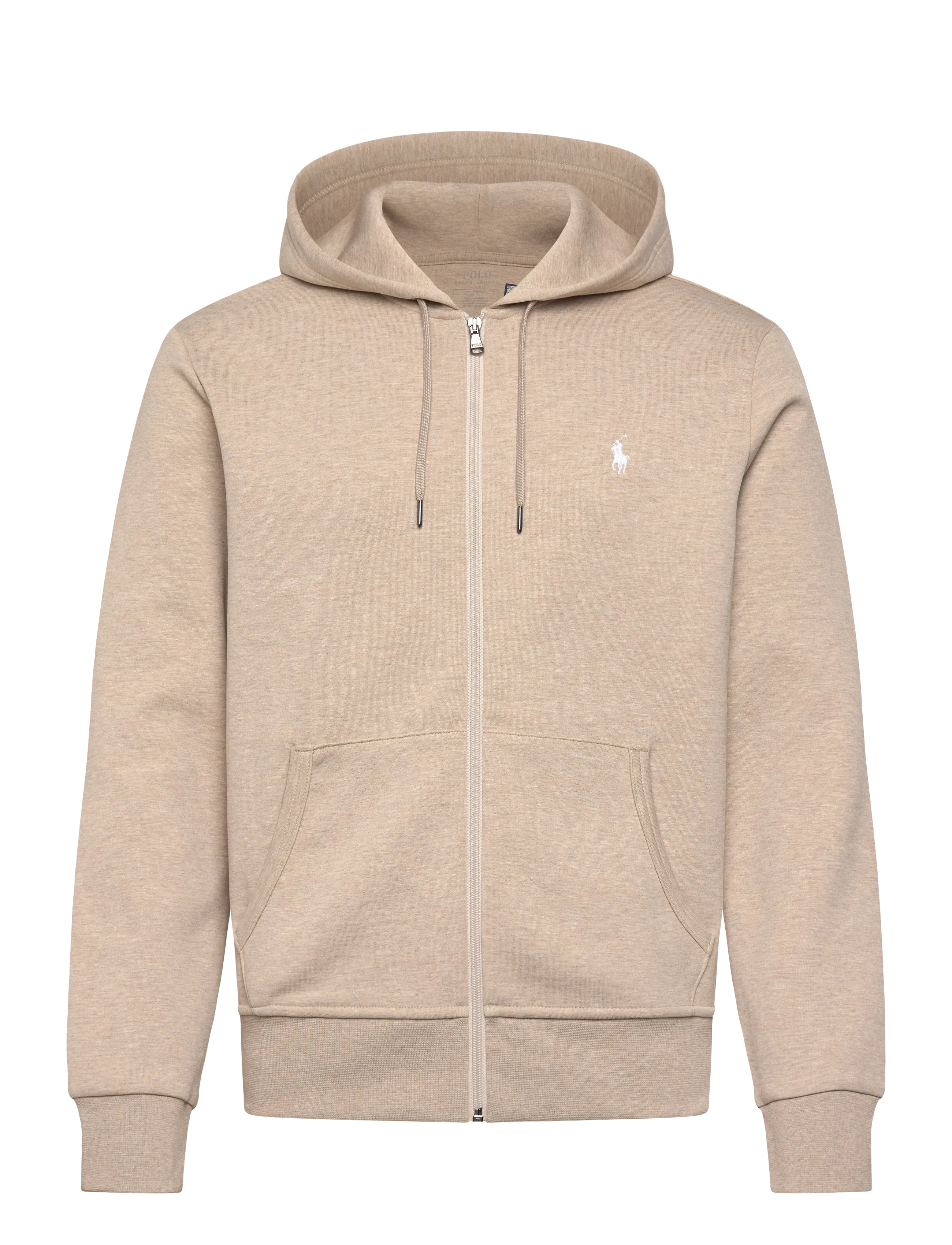 Polo Ralph Lauren Double-Knit Full-Zip Hoodie, XXL, Beige, Sweatshirts & Hættetrøjer > Hættetrøjer, Herre