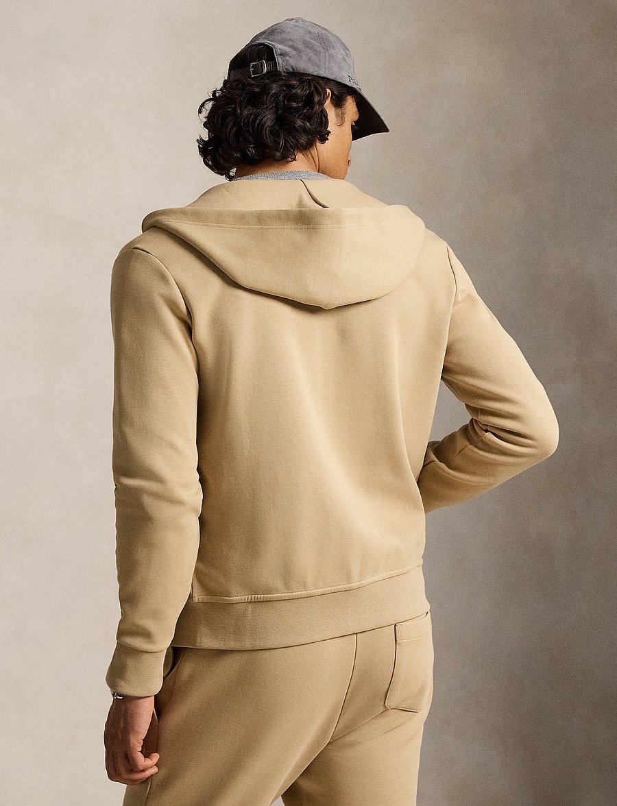 Polo Ralph Lauren - Double-Knit Full-Zip Hoodie - kapuzenpullover - vintage khaki/c17 - 3