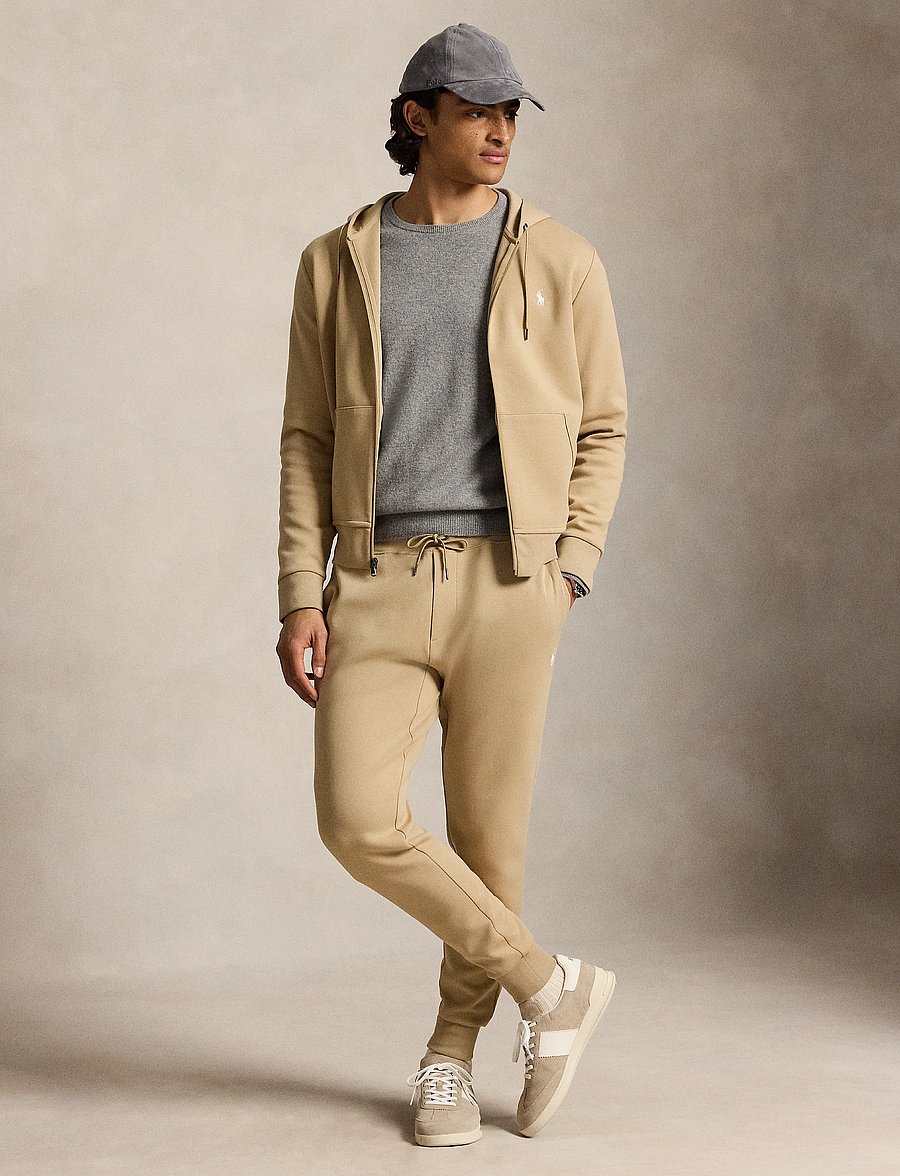 Polo Ralph Lauren - Double-Knit Full-Zip Hoodie - kapuzenpullover - vintage khaki/c17 - 4