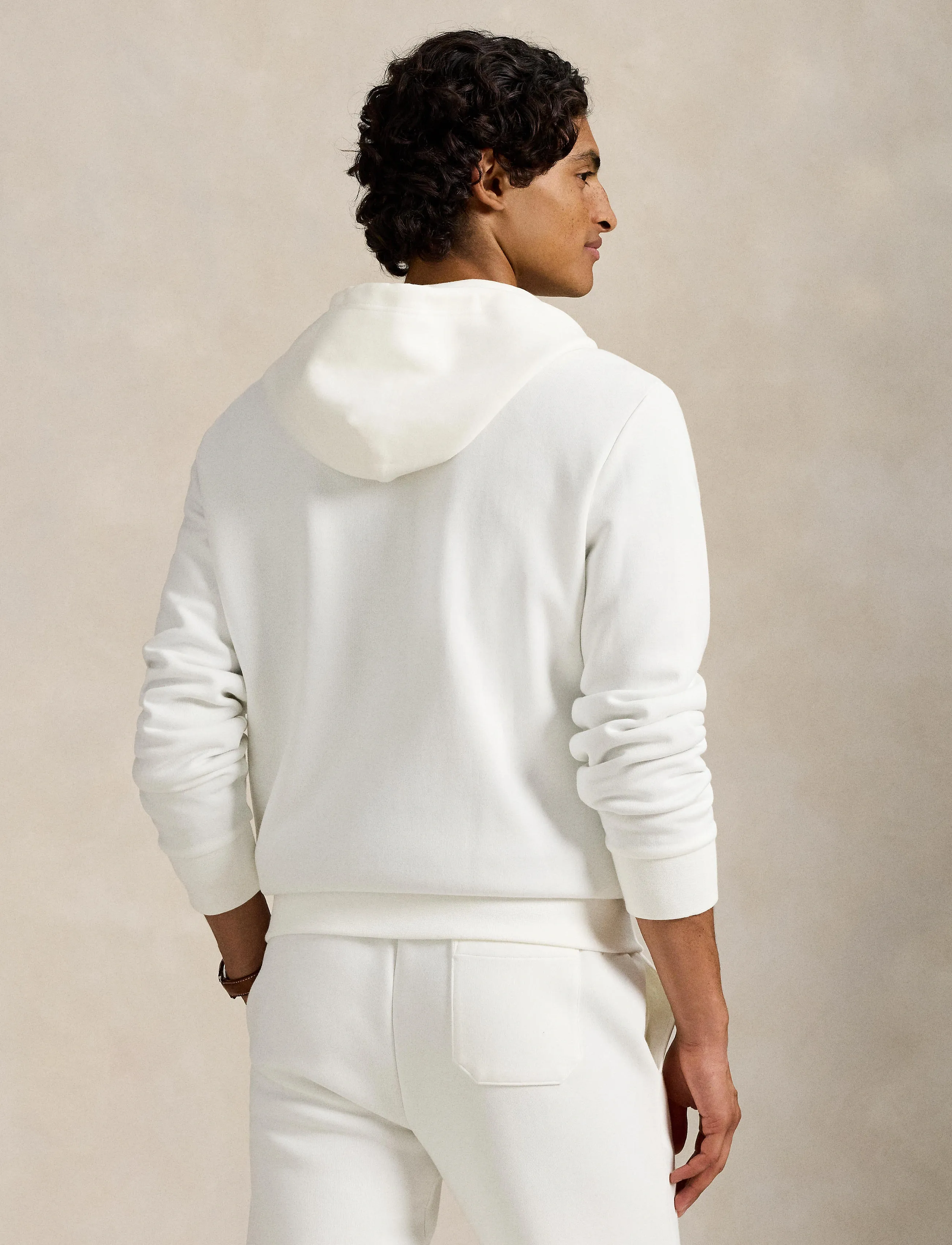 Polo Ralph Lauren - 30/1 DOUBLE KNT CVC-LSL-KNT - kapuutsiga dressipluusid - white/c9760 - 2