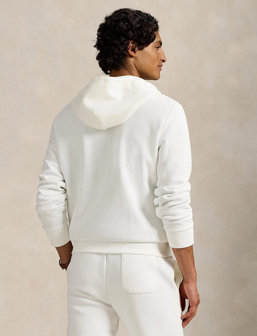 Polo Ralph Lauren - 30/1 DOUBLE KNT CVC-LSL-KNT - sweats à capuche - white/c9760 - 2