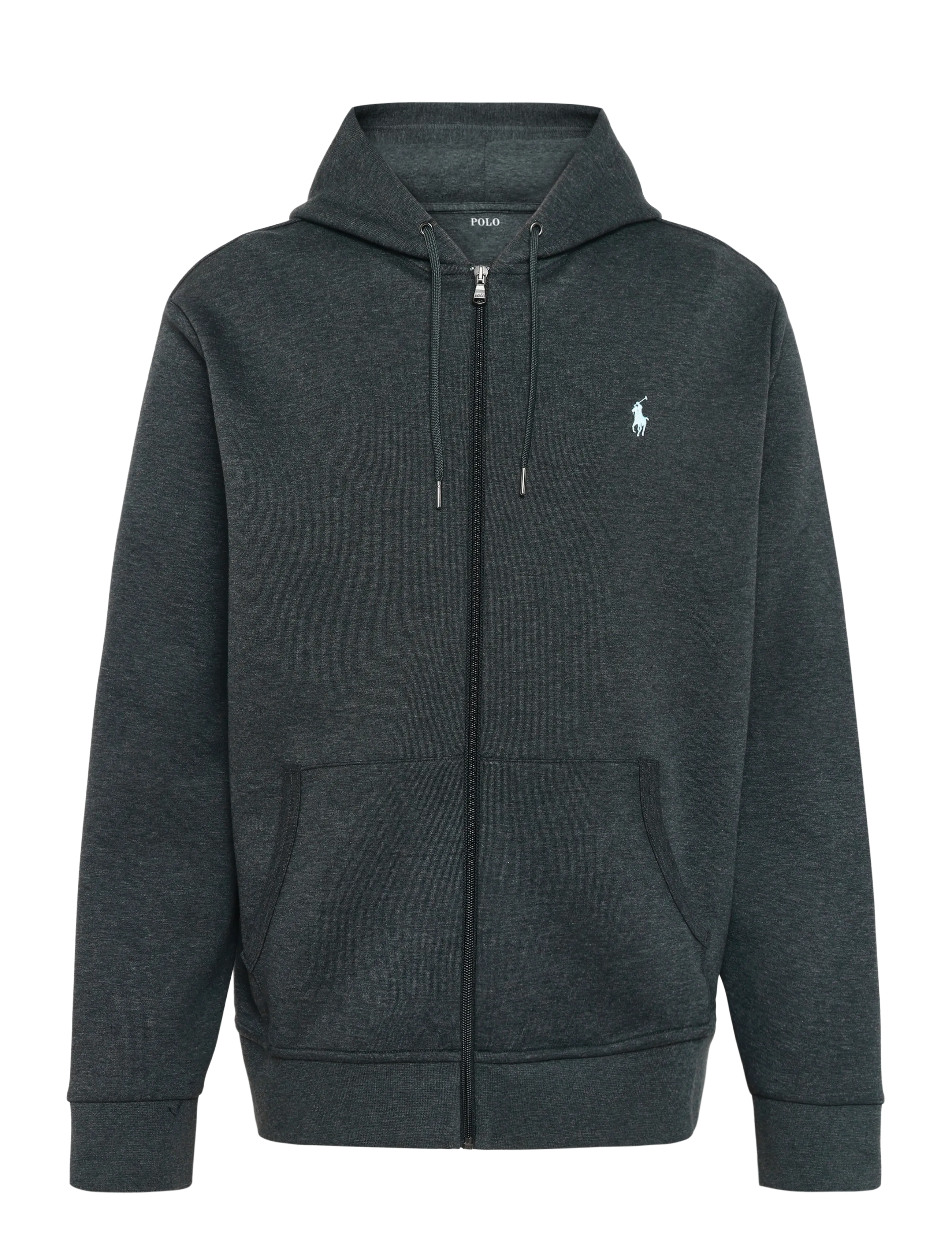 Polo Ralph Lauren Double-Knit Full-Zip Hoodie - Hoodies - WINDSOR HEATHER/C / grey