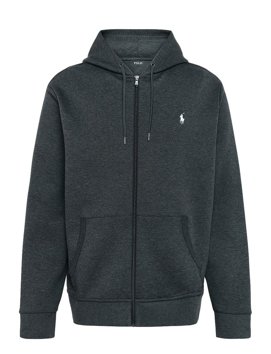 Polo Ralph Lauren - Double-Knit Full-Zip Hoodie - hoodies - windsor heather/c - 1