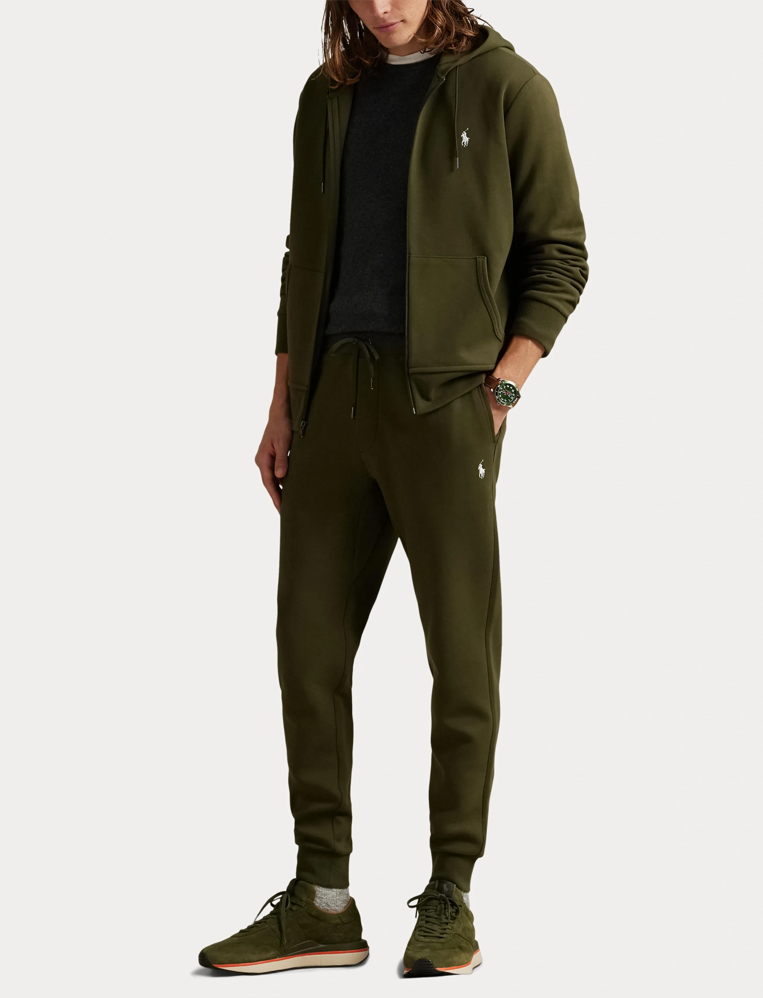 Polo Ralph Lauren - 30/1 DOUBLE KNT CVC-PNT - nach anlass kaufen - company olive/c17 - 4