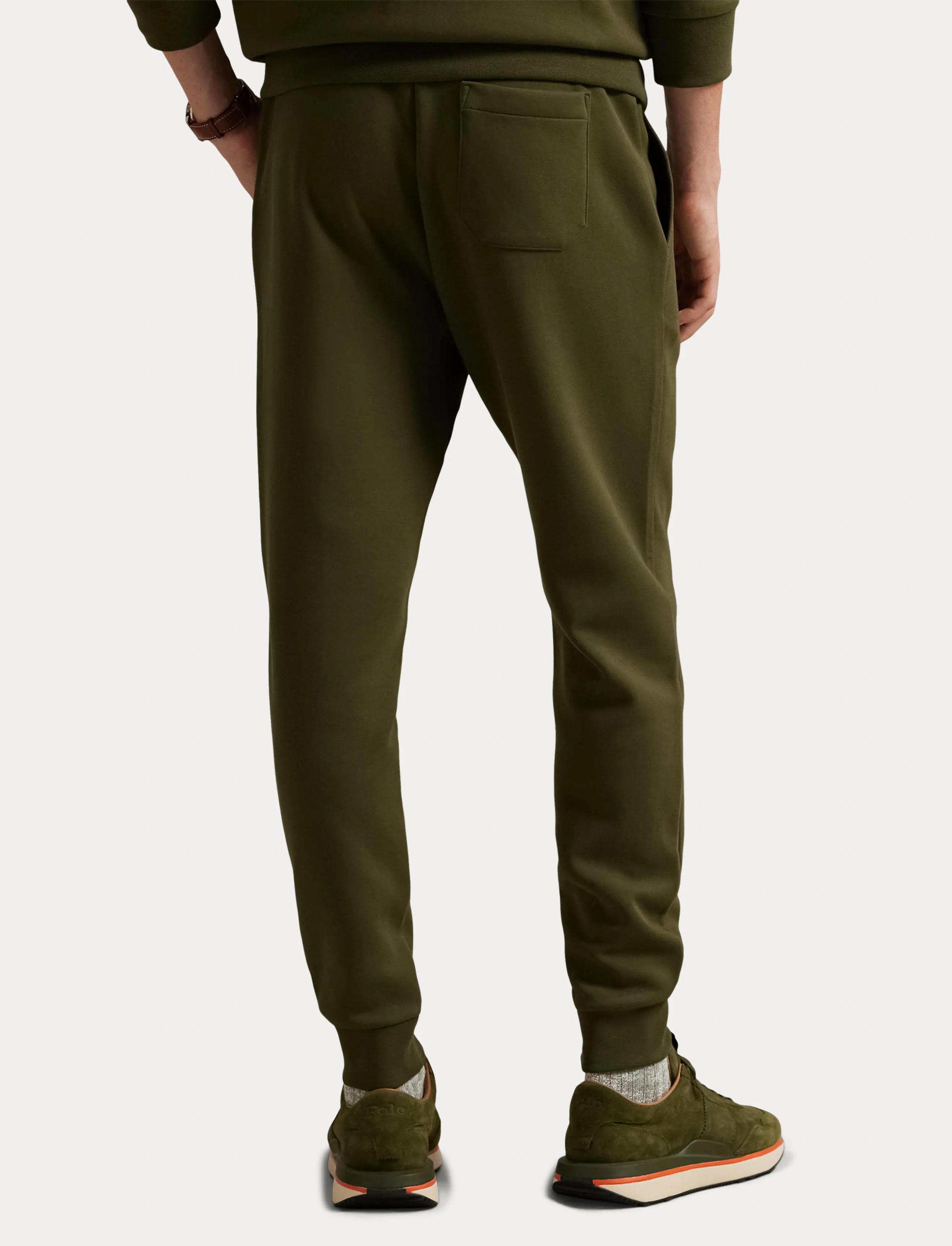 Polo Ralph Lauren 30/1 DOUBLE KNT CVC-PNT - Kleidung - COMPANY OLIVE/C17 / khaki/green